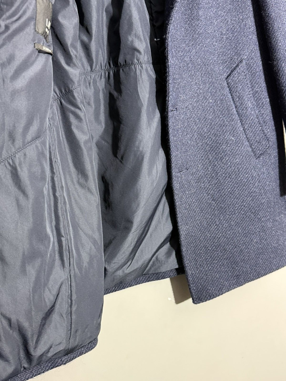 Pal Zileri Pal Zileri LAB Navy Blue wool down coat size 52 Size US L / EU 52-54 / 3 - 13 Thumbnail
