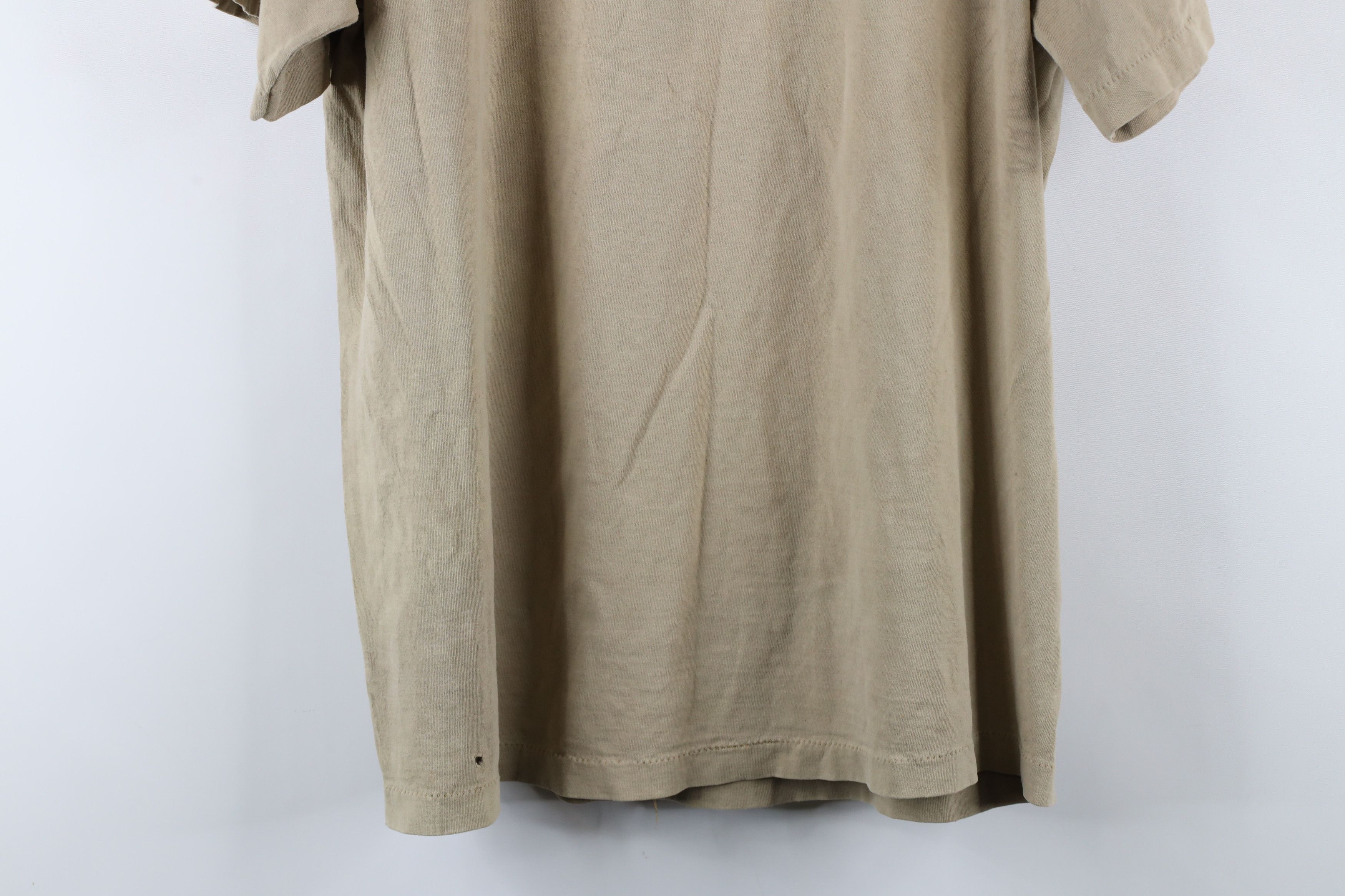 Vintage Vintage 90s Fender Guitar Out Band T-Shirt Beige Cotton USA Size US XL / EU 56 / 4 - 15 Thumbnail