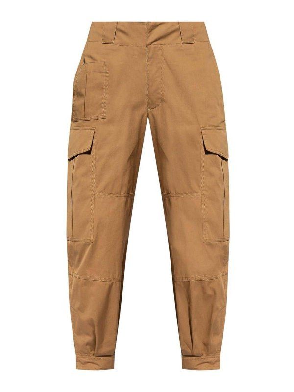 Alexander McQueen o1srvl11e0226 Large Pockets Military Pants In Beige Size US 36 / EU 52 - 1 Thumbnail