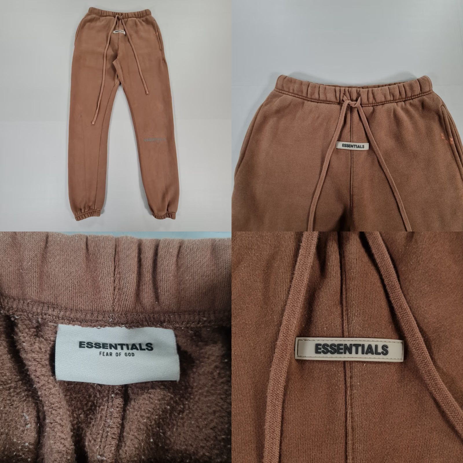 Fear of God Fear Of God Essentials Mens Tracksuit Hoodie Trousers XS Brown Fleece 2 Piece Jogger Set Pockets Updated 2020s Size US XS / EU 42 / 0 - 9 Thumbnail