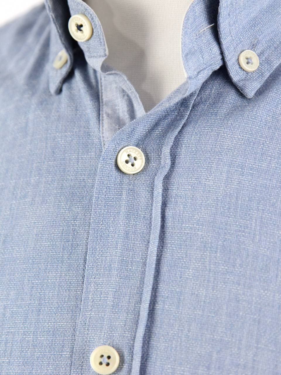Hackett HACKETT LONDON Slim cotton shirt with elbow inserts Size US L / EU 52-54 / 3 - 6 Thumbnail