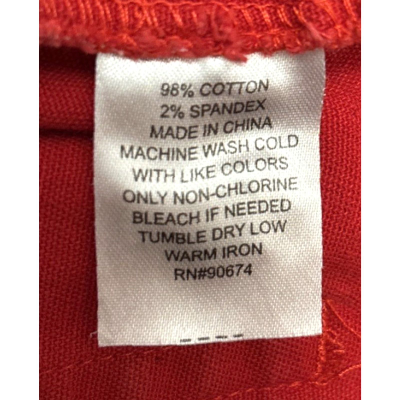 Boston Proper Boston Proper Red Jeans Skinny Cropped 27in Inseam Pants Stretch Pockets Womens 12 Regular Slim Size 34" / US 12 / IT 48 - 6 Thumbnail