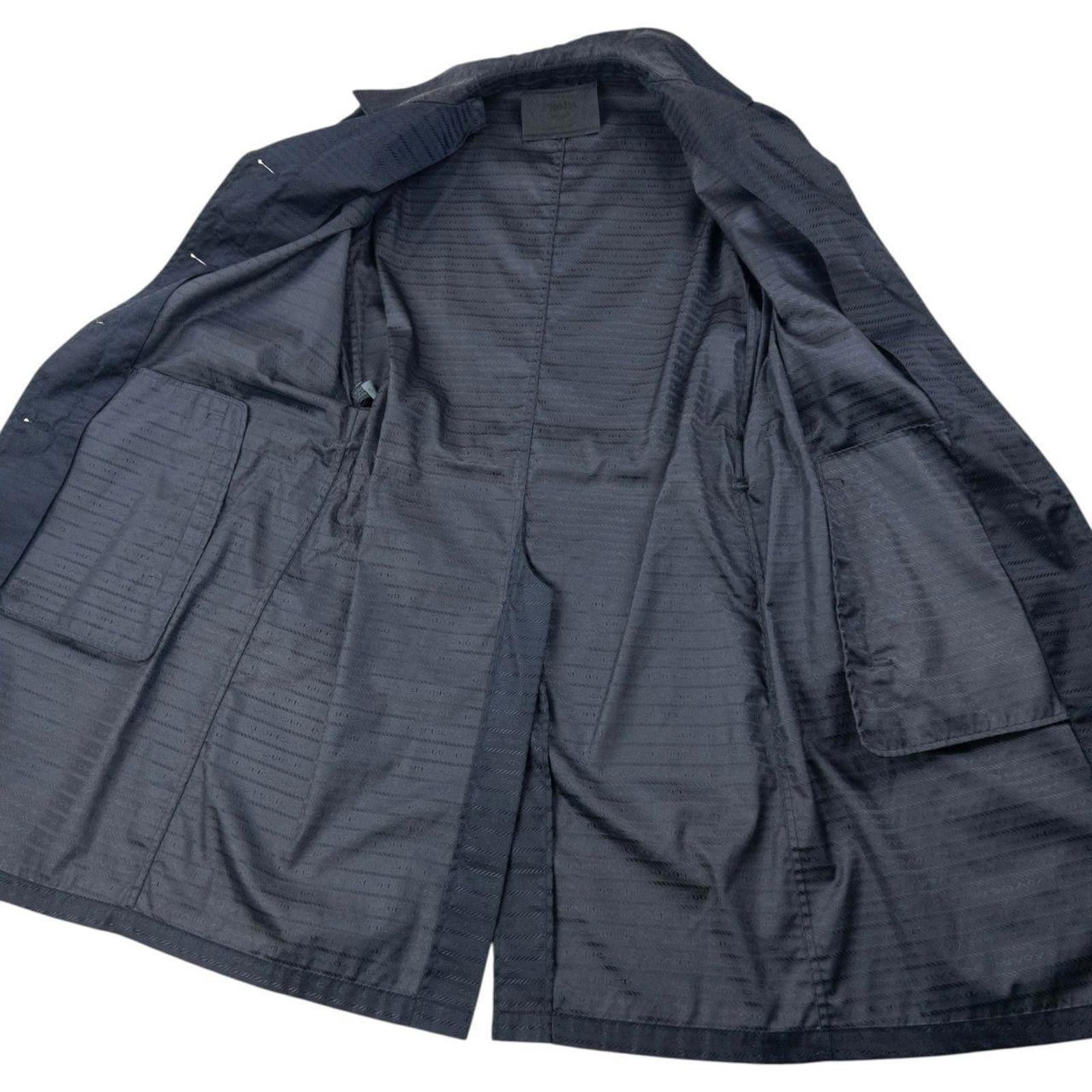 Prada Vintage 2000s Prada Monogram Belt Waist Jacket Size XL Size US XL / EU 56 / 4 - 4 Thumbnail