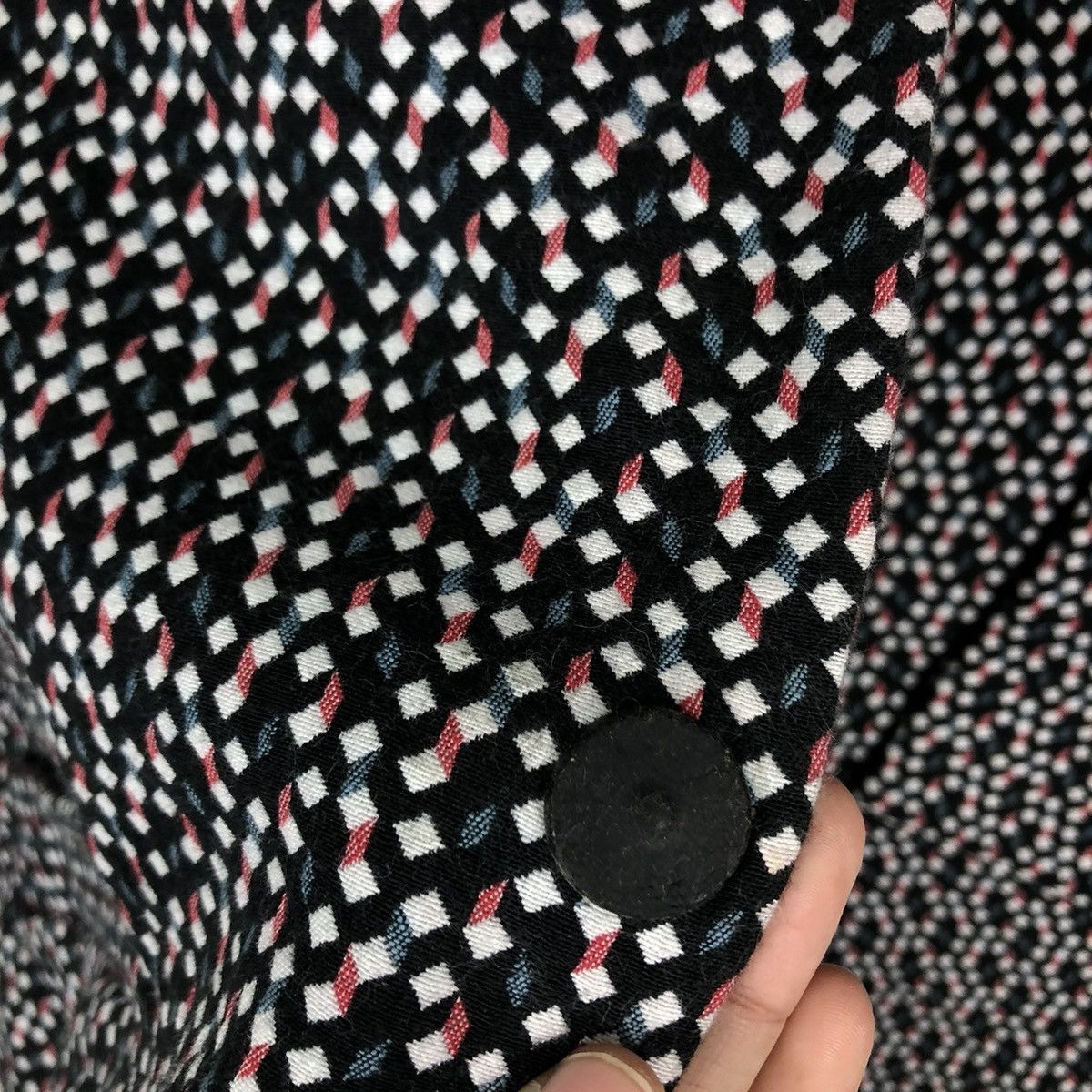 Vintage 🔥Vtg Quilted Button Jacket Goyard Design Cop Copine Portuga Size US M / EU 48-50 / 2 - 14 Thumbnail