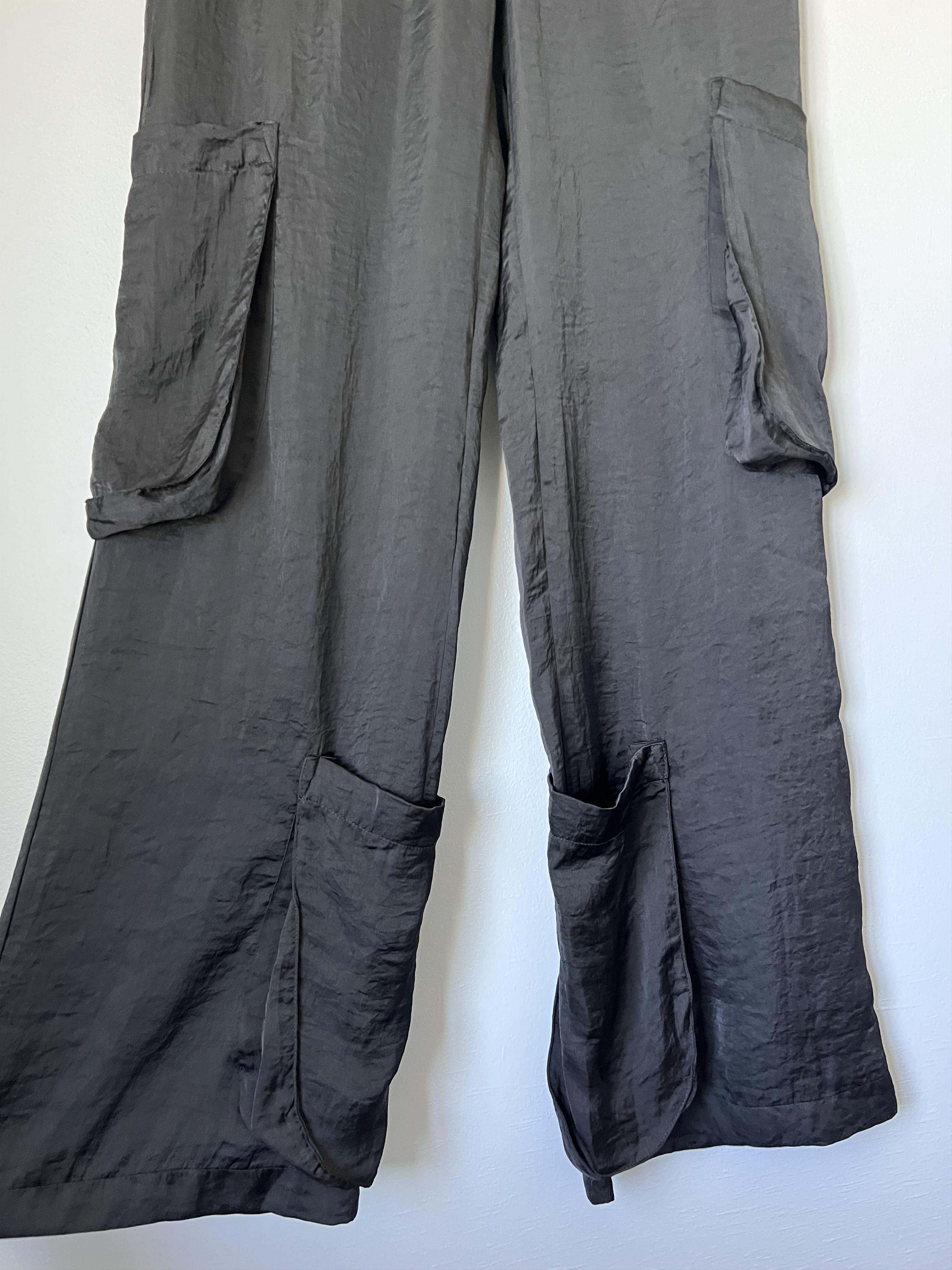 Edward Cuming Edward Cuming Collage Pocket Cargo Pants in Black Size US 30 / EU 46 - 3 Thumbnail