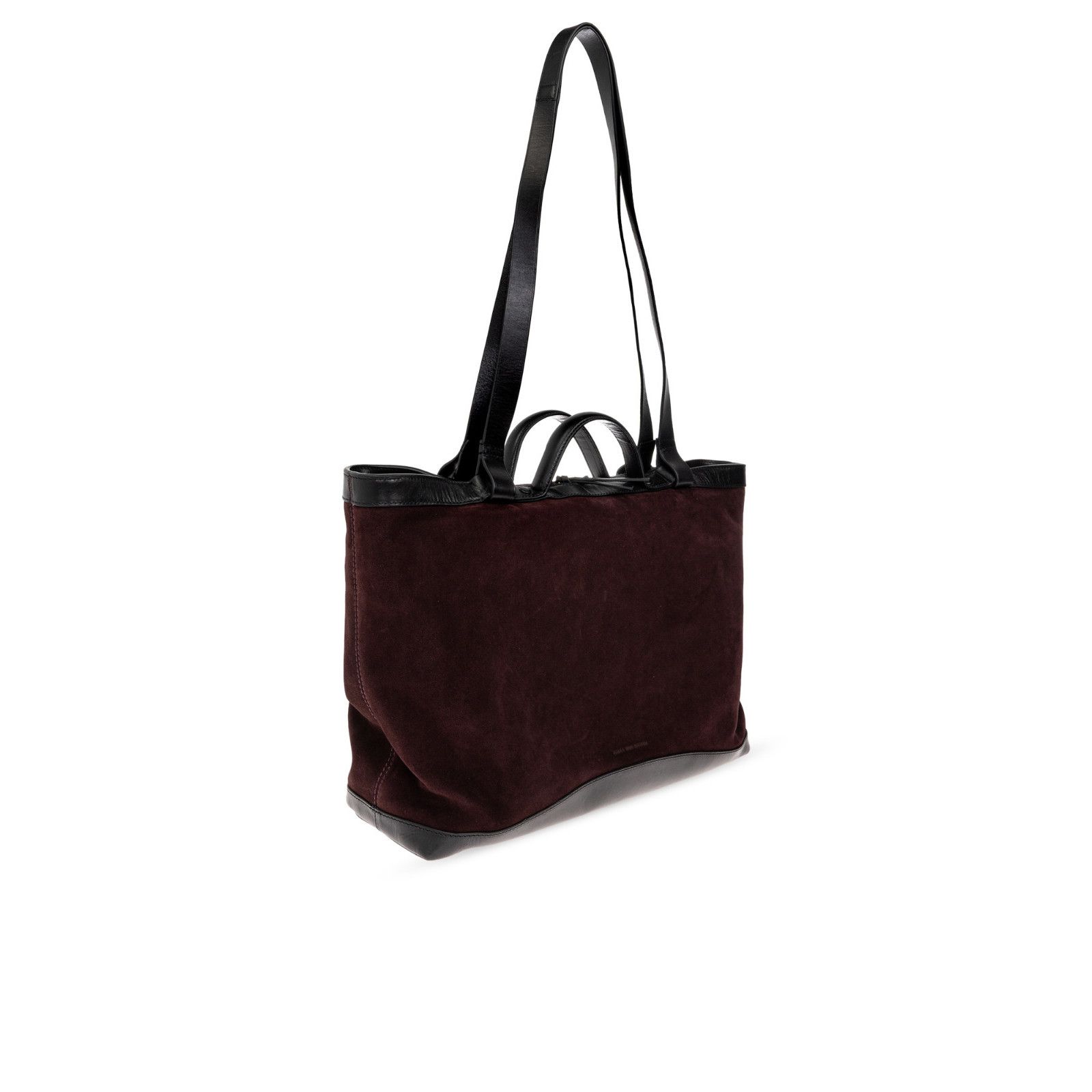 Dries Van Noten DRIES VAN NOTEN Suede Bordeaux Tote Bag New & Authentic Size ONE SIZE - 3 Thumbnail