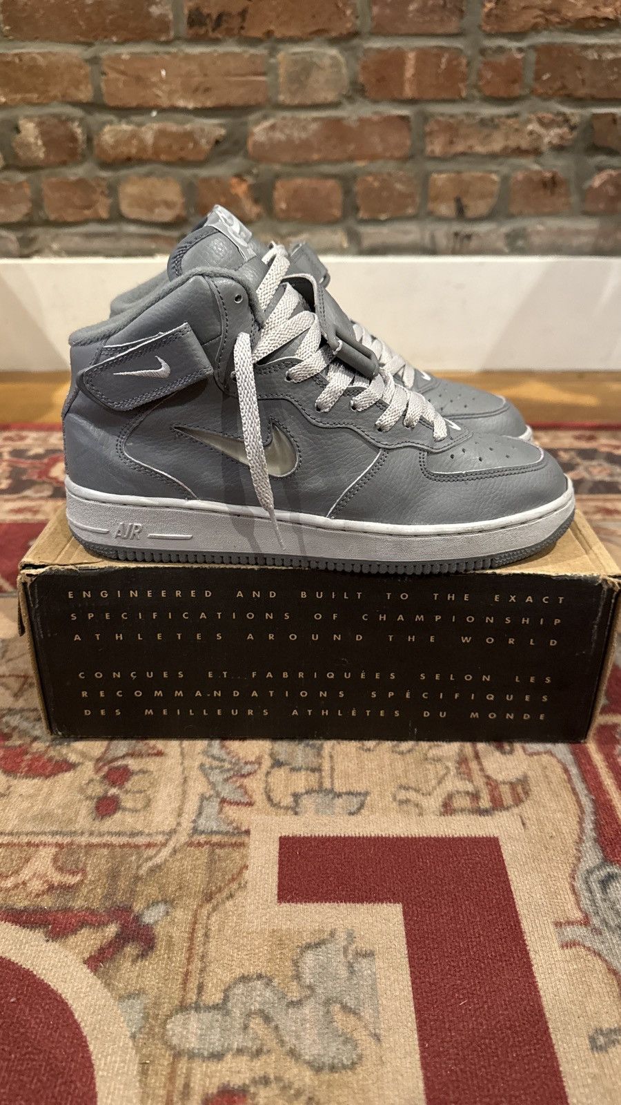 Nike Air Force 1 Mid SC BG “Jewel Cool Grey” OG Size 6 vintage Size US 6 / EU 39 - 4 Thumbnail