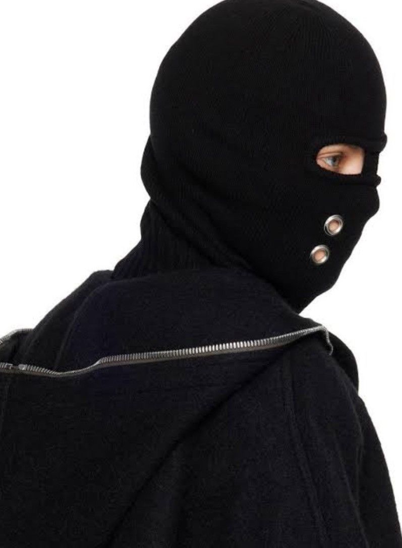 Rick Owens FW22 Strobe Gimp Balaclava Beanie Size ONE SIZE - 13 Thumbnail
