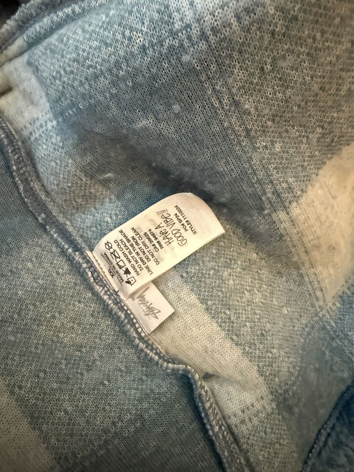Stussy Stussy Shadow Plaid Zip Sherpa ‘Light Blue’ Size US XXL / EU 58 / 5 - 7 Thumbnail