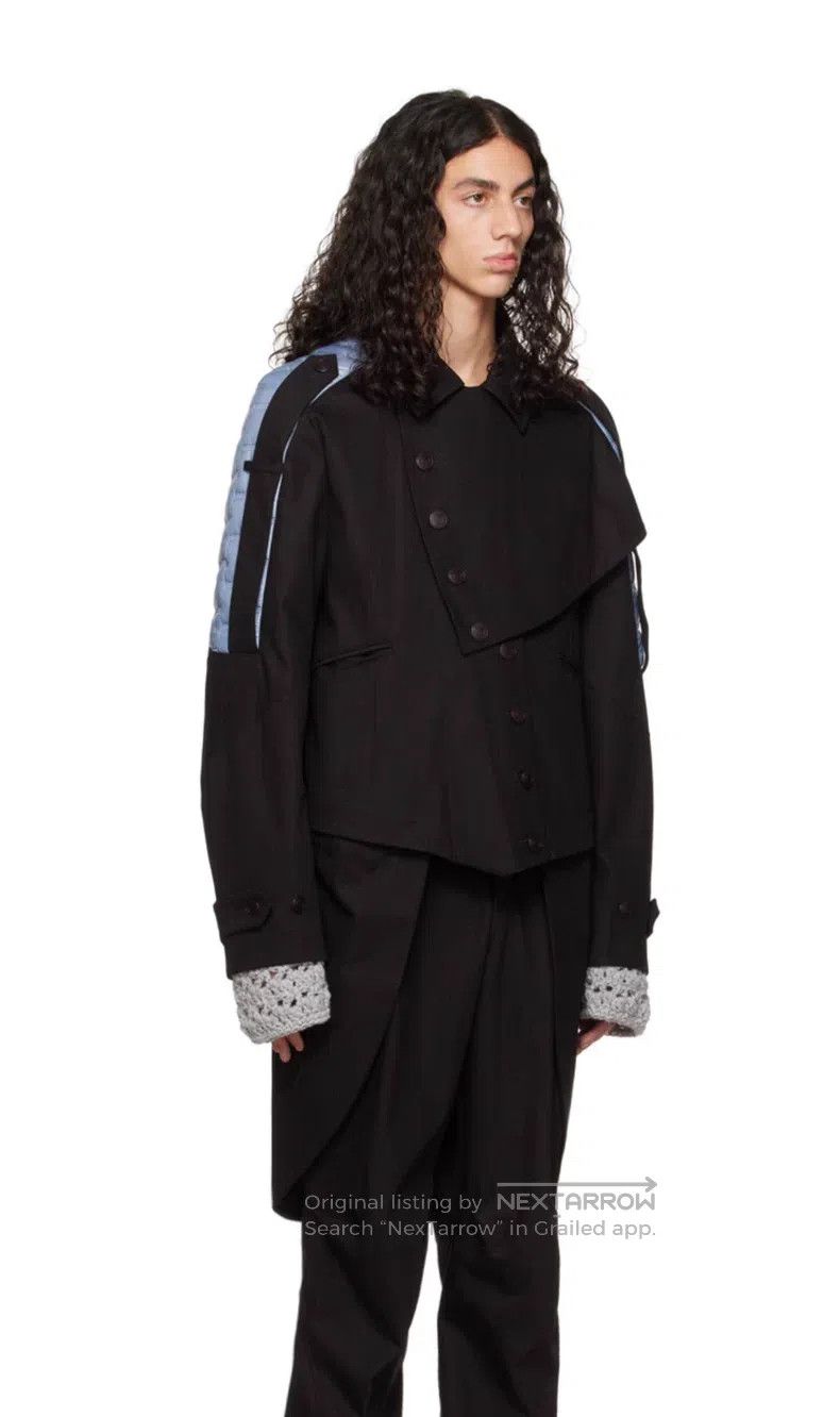 Kiko Kostadinov Kiko Kostadinov 22FW 22AW Black Distressed Jacket Size US M / EU 48-50 / 2 - 7 Thumbnail