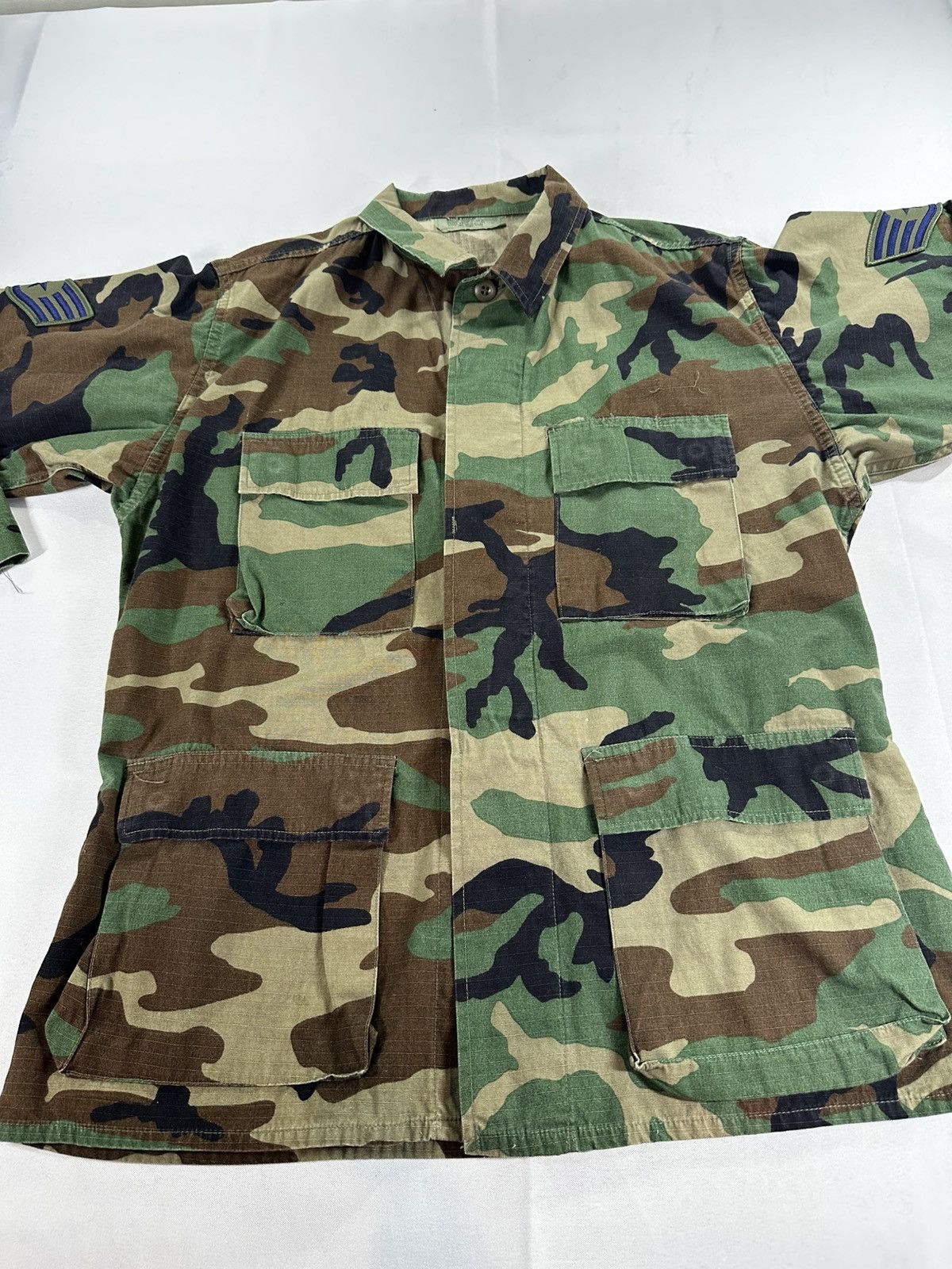 Other Vintage U.S. Military Woodland Camo Ripstop Field Jacket Size US M / EU 48-50 / 2 - 4 Thumbnail