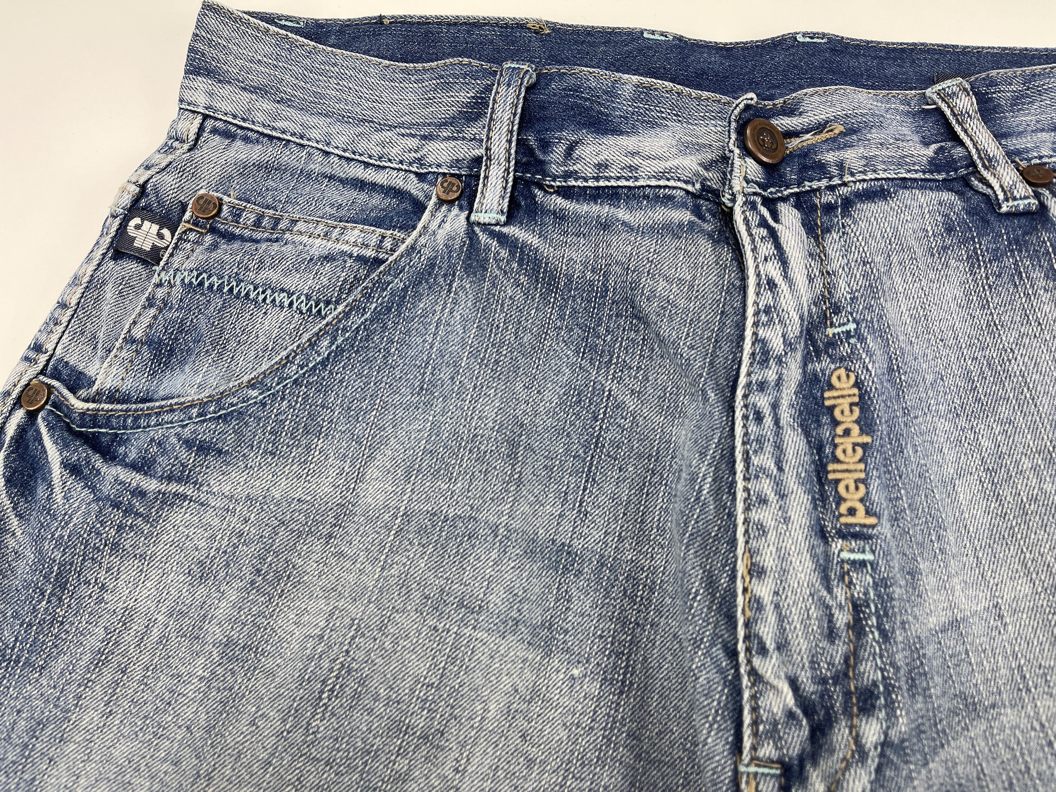 Pelle Pelle PELLE PELLE jeans shorts, Marc Buchanan vintage baggy 90s 32 Size US 32 / EU 48 - 10 Thumbnail
