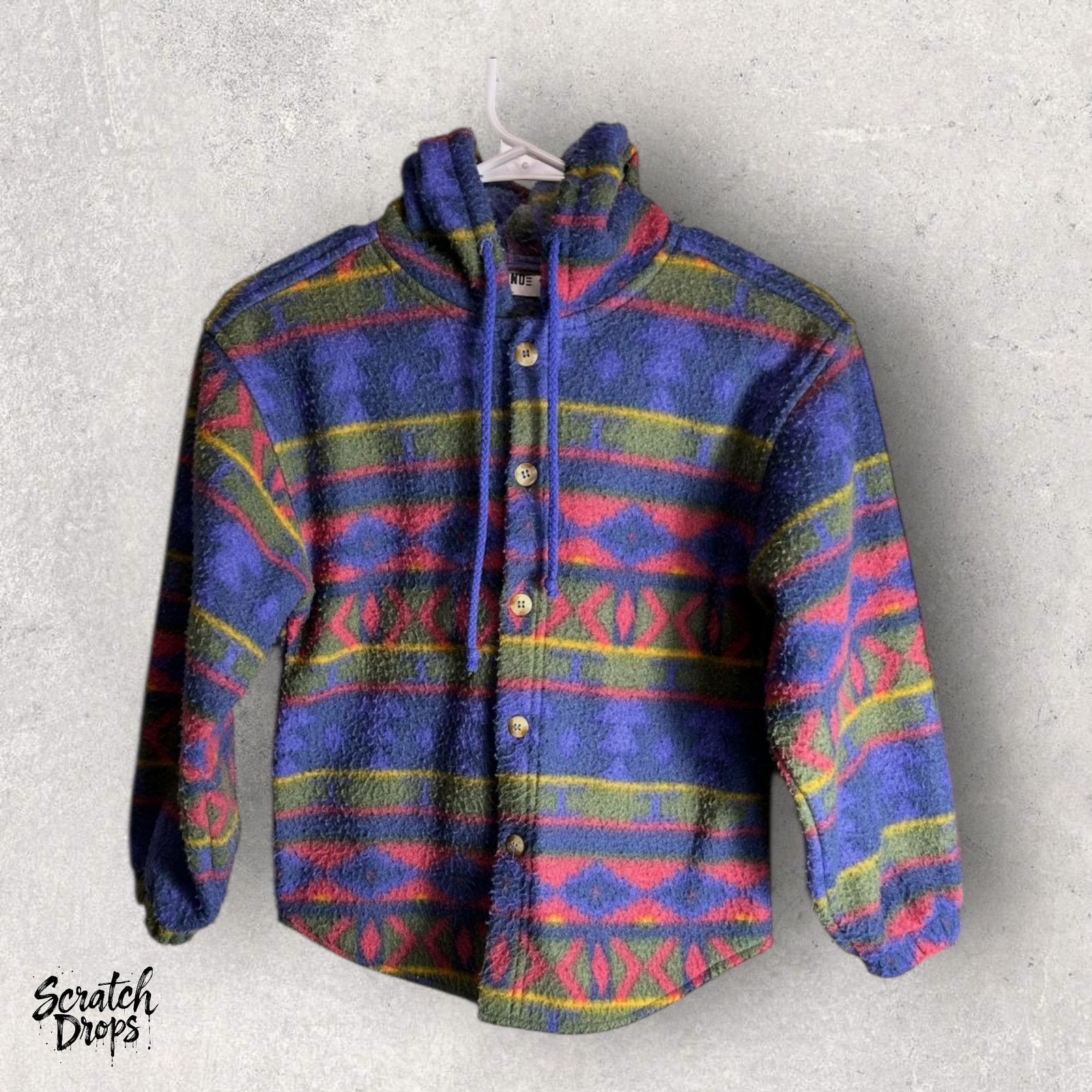 Other Gitano Youth Jacket Size 8 Vtg 90s Aztec Pattern Winter Coat Size M / US 6-8 / IT 42-44 - 1 Thumbnail