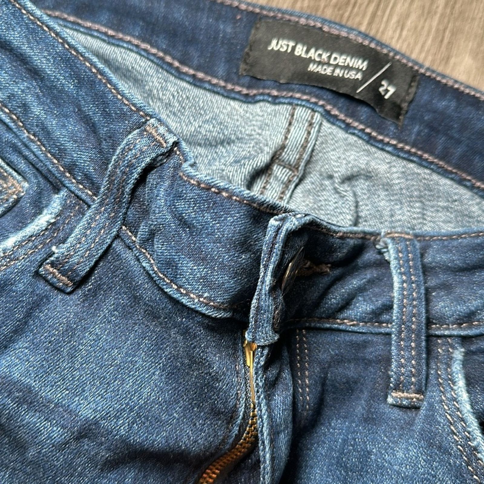 Other Just Black Skinny Stretch Jeans - 27 Size 27" / US 4 / IT 40 - 6 Thumbnail