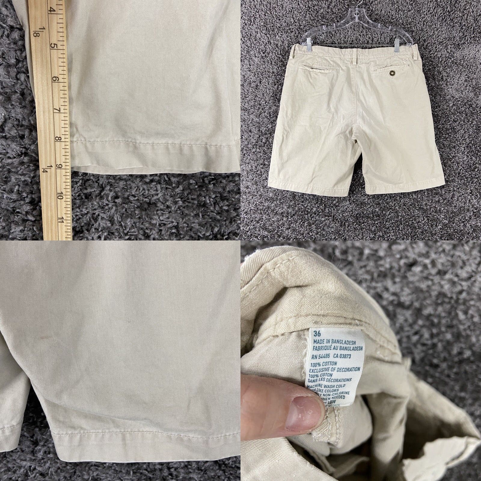 American Eagle Outfitters American Eagle Cargo Shorts Mens 36 Beige Prep Fit Regular Size US 36 / EU 52 - 8 Thumbnail