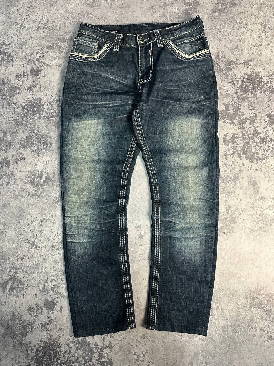 Affliction Affliction Ace Denim Jeans Y2K Embroidered size 31 Size 33" - 6 Thumbnail