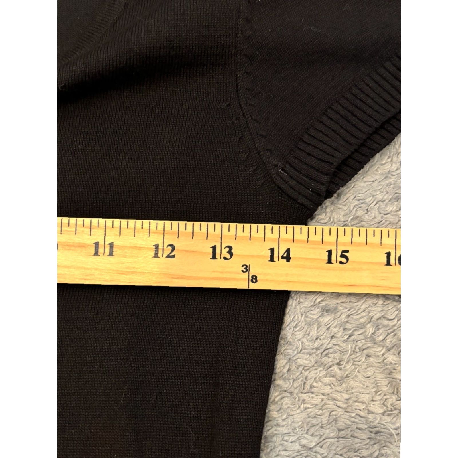 Bebe NWT Bebe Peplum Top Womens Medium Black Short Sleeve Stretch Casual 2B Blouse Jerseys Womens M Black Y2K Size M / US 6-8 / IT 42-44 - 4 Thumbnail