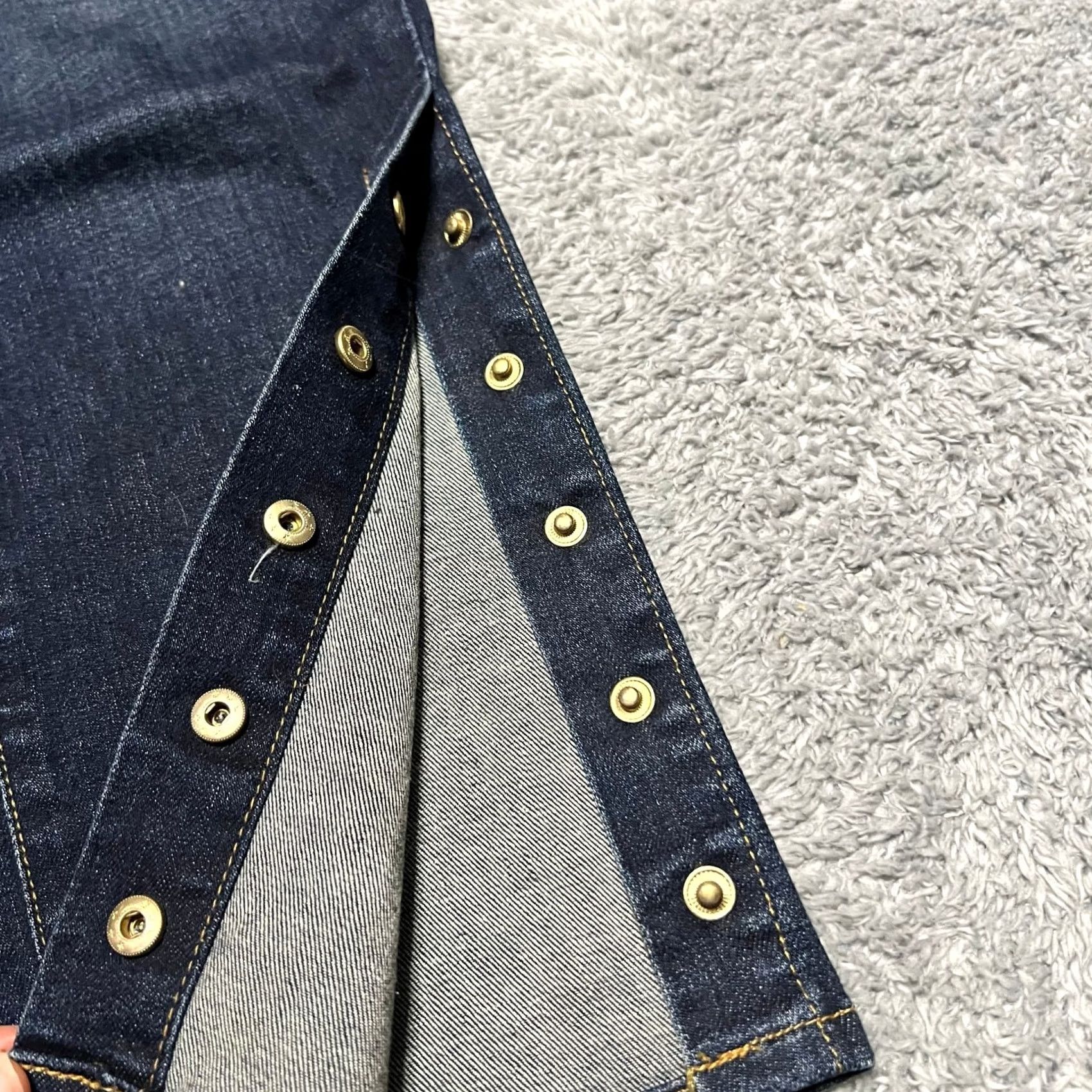 Frame FRAME Jeans Womens Le High Straight Blue Cropped Size 26 Size 26" / US 2 / IT 38 - 2 Thumbnail