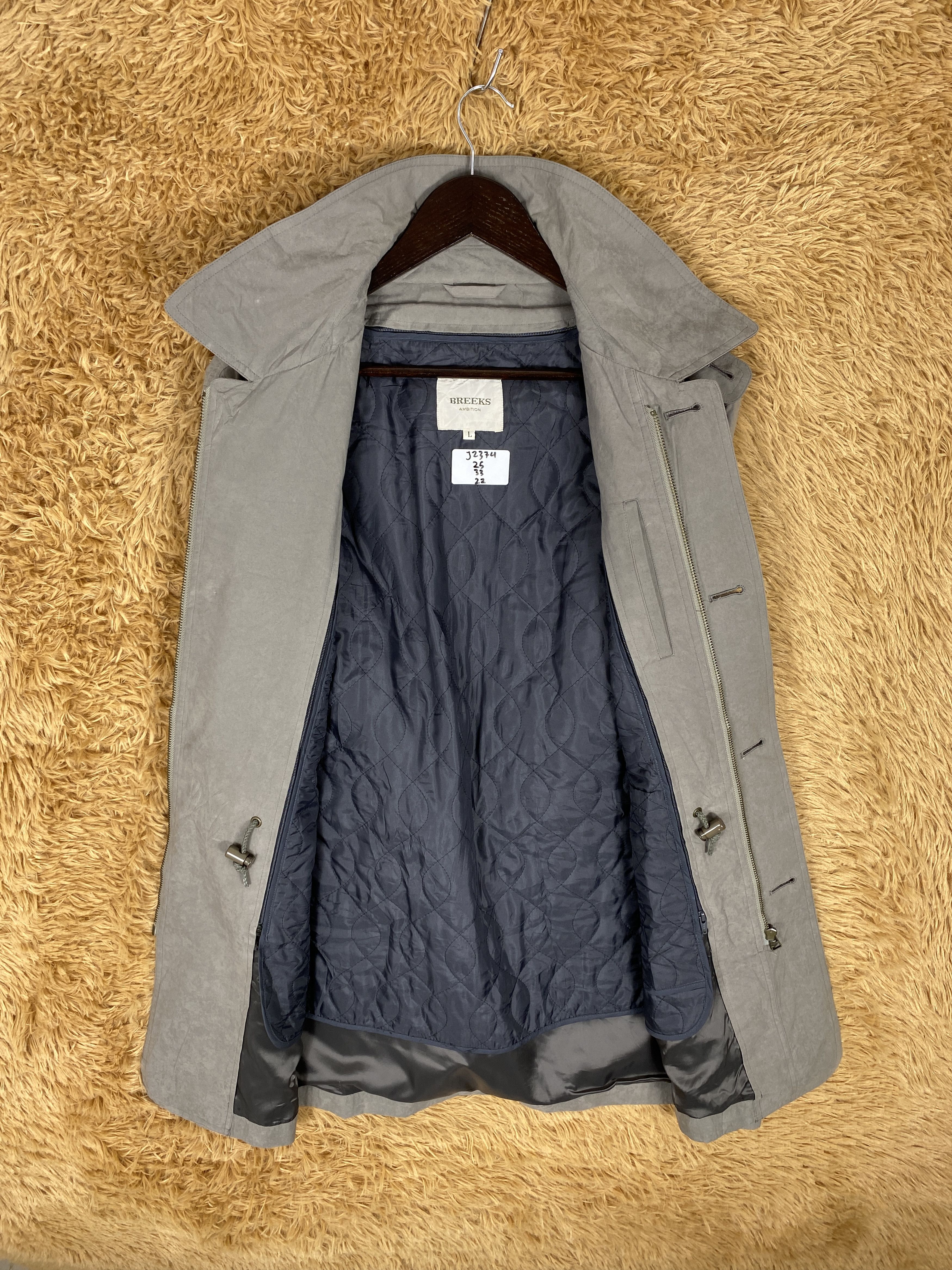 Japanese Brand Vintage Breeks Ambition Hoodie Quilted Lining Jacket J2374 Size US M / EU 48-50 / 2 - 6 Thumbnail