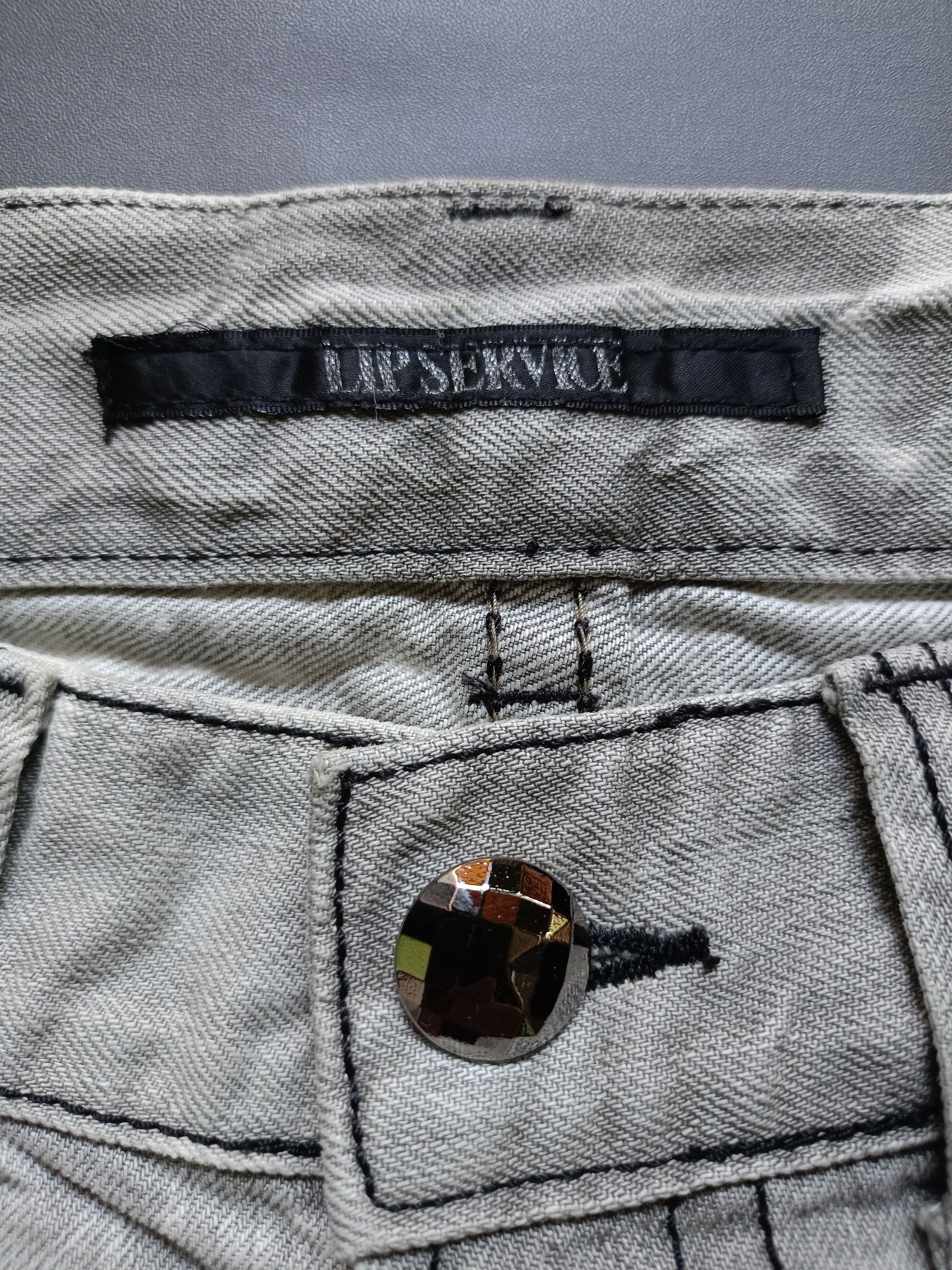 Lip Service 2000s Lip Service Distressed Cropped Denim Pants Size 31" - 9 Thumbnail