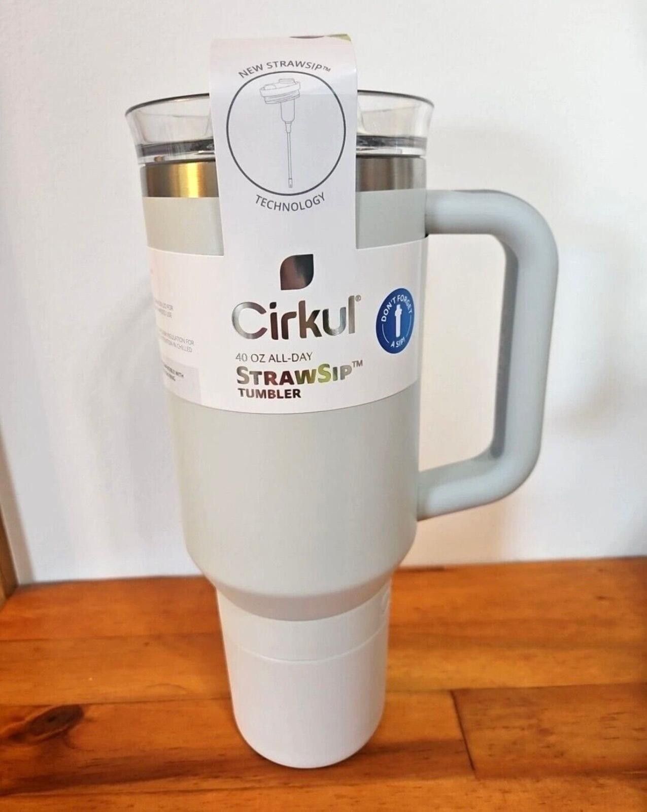 Other Cirkul 40 oz. All Day Straw Sip Tumbler Grey Insulated SS Size ONE SIZE - 3 Thumbnail