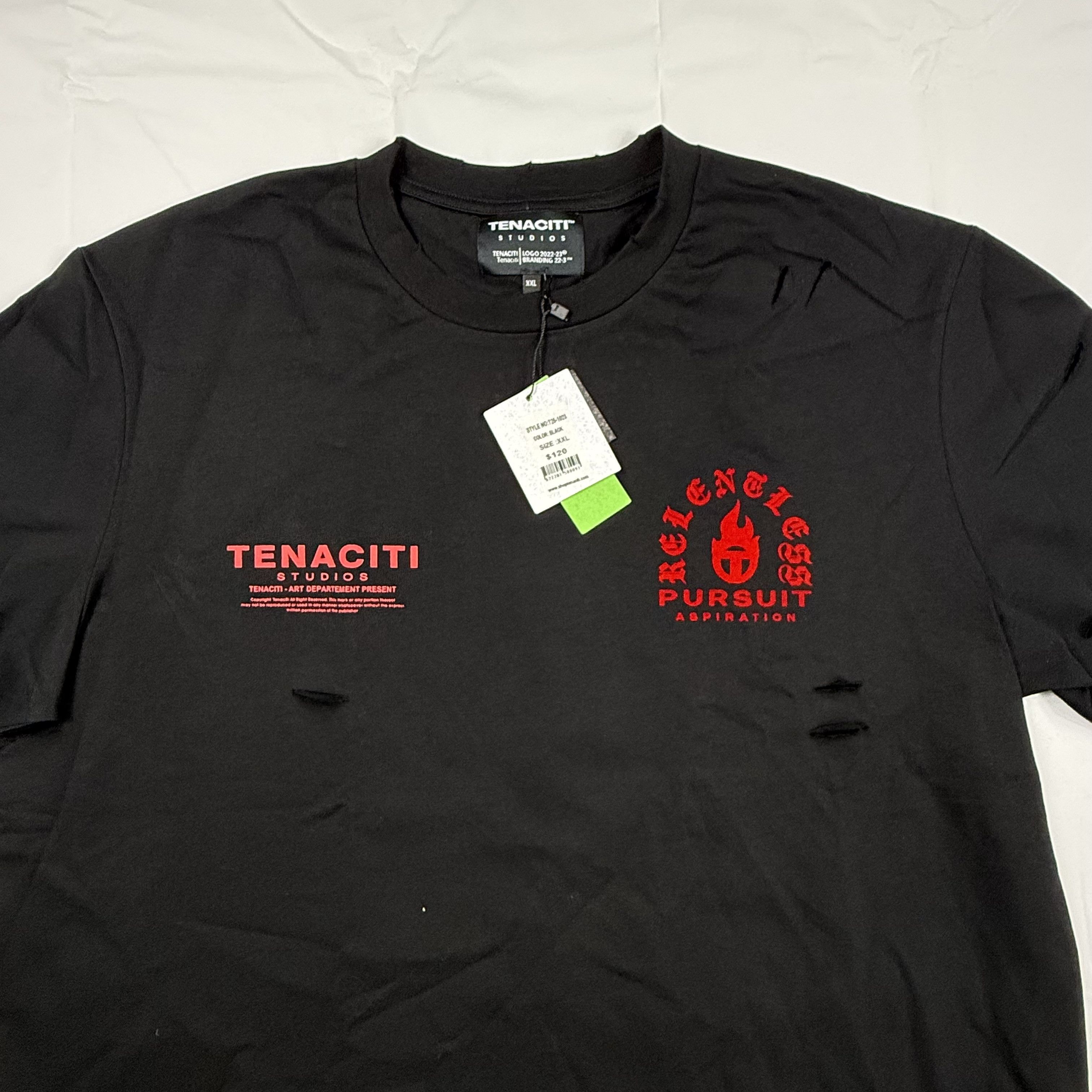 Other Tenaciti Studios Mens Relentless Pursuit T-Shirt XXL Size US XXL / EU 58 / 5 - 6 Thumbnail