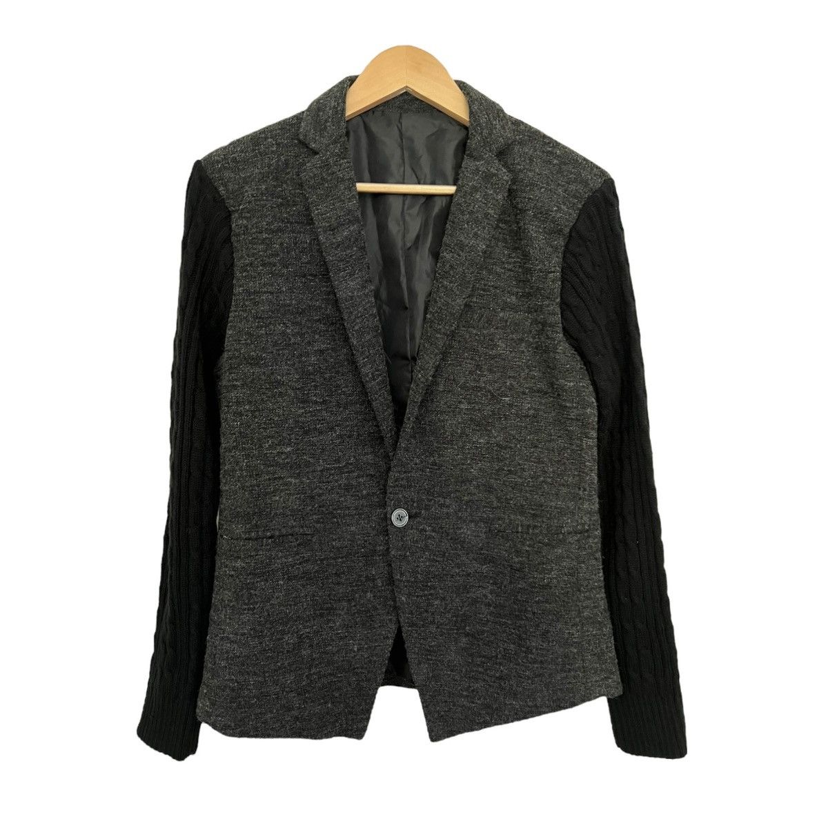 Vintage Hybrid knit sleeve blazer Size US M / EU 48-50 / 2 - 1 Thumbnail