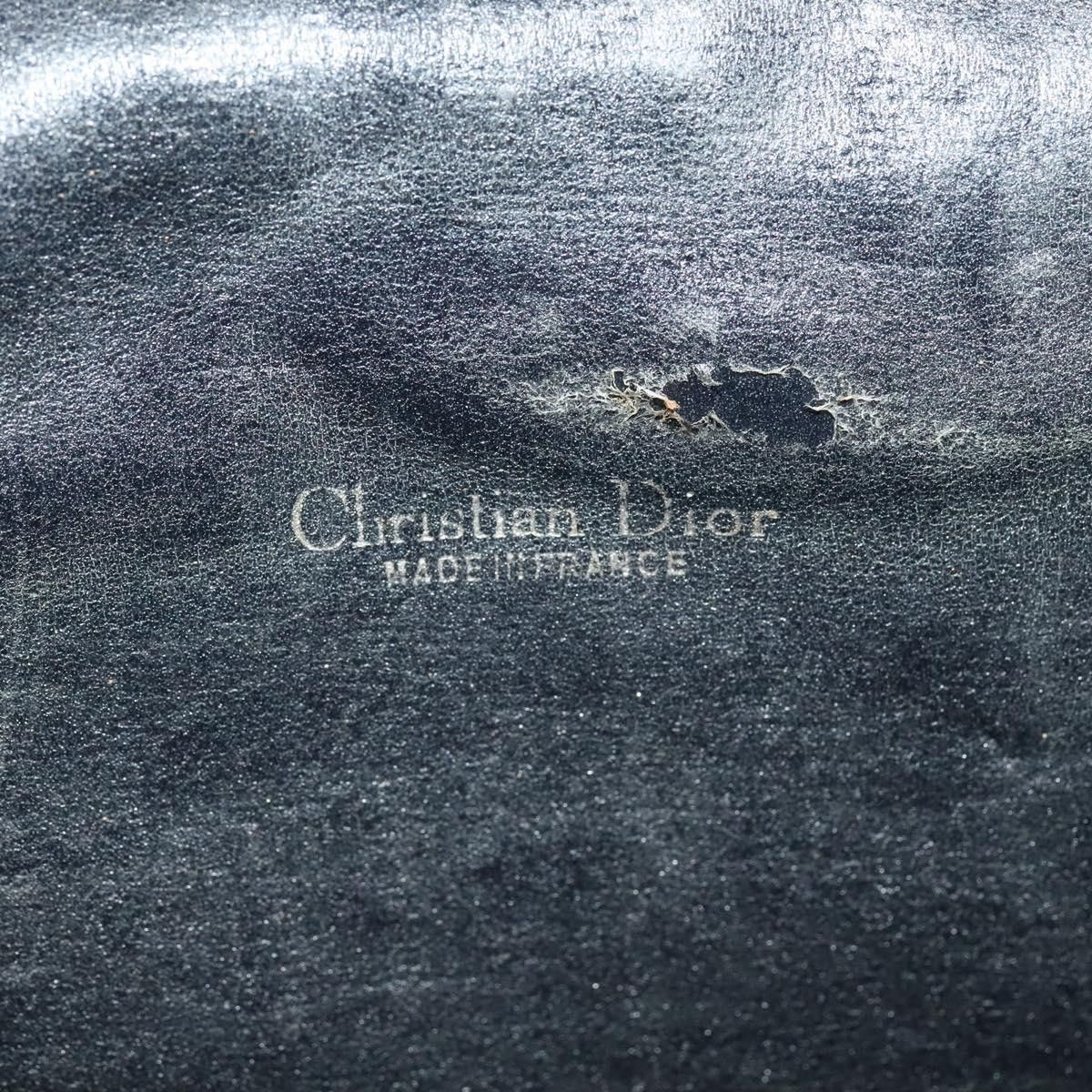 Dior DIOR Trotter Canvas Shoulder Bag Navy Gold Size ONE SIZE - 11 Thumbnail