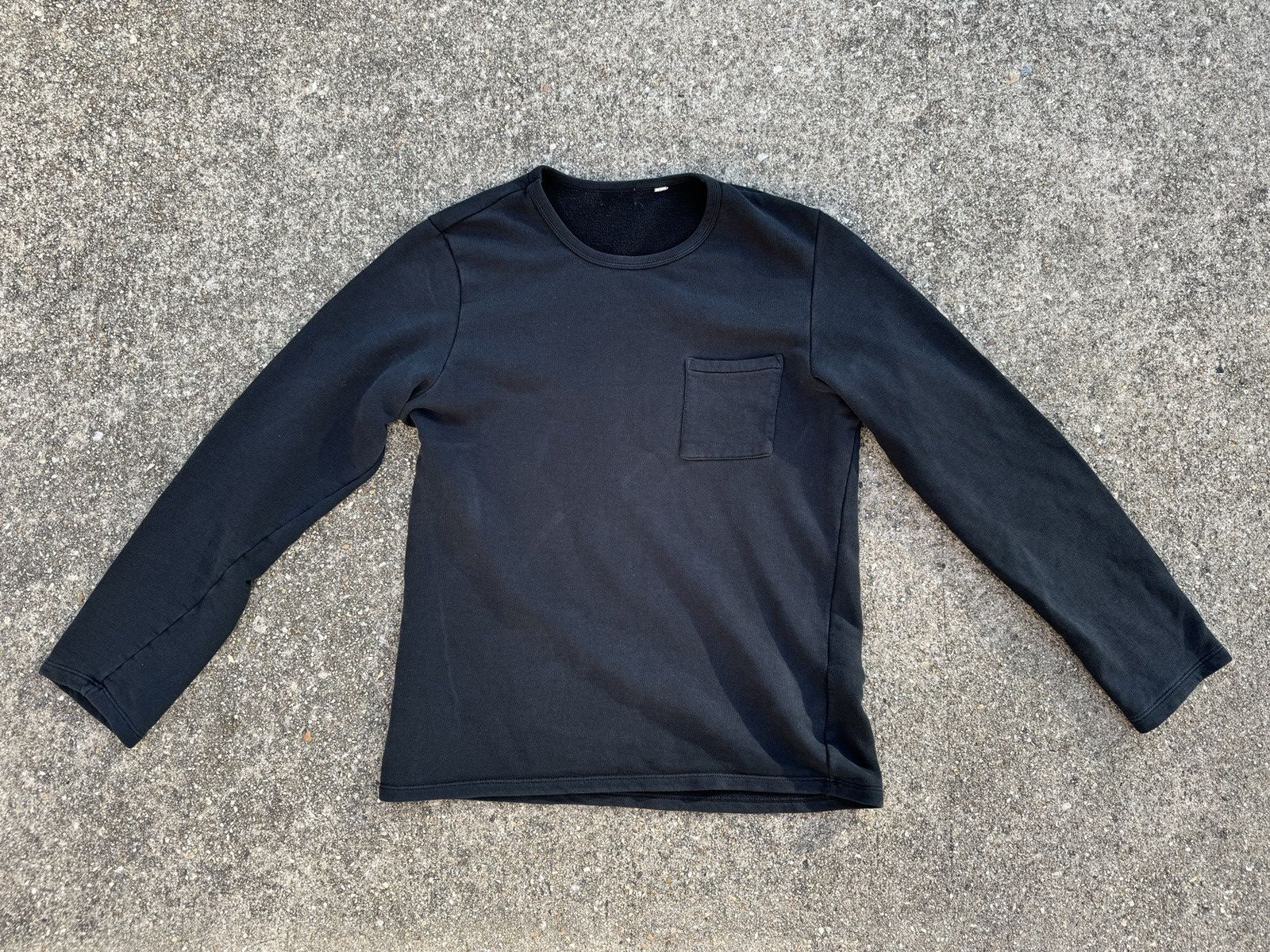 Helmut Lang Helmut Lang 1998 One Pocket Long Sleeve Sweatshirt Size US M / EU 48-50 / 2 - 1 Thumbnail