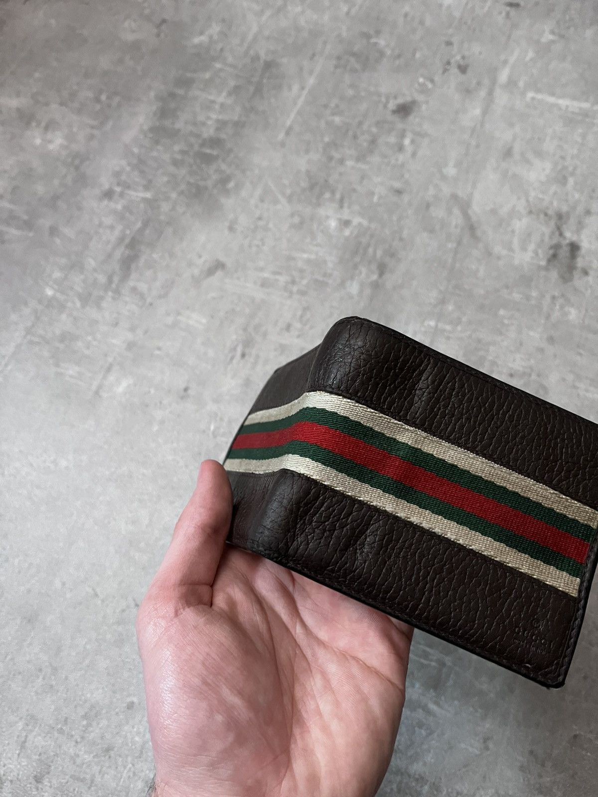 Gucci Gucci letaher wallet striped vintage Size ONE SIZE - 7 Thumbnail