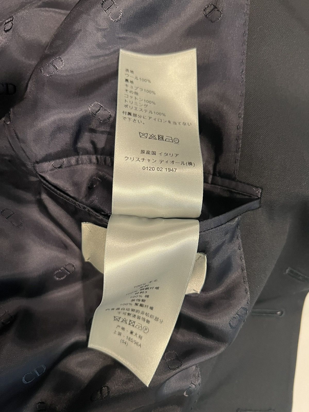 Dior Dior officer tuxedo suit 54/44. $4000 Size 42R - 21 Thumbnail