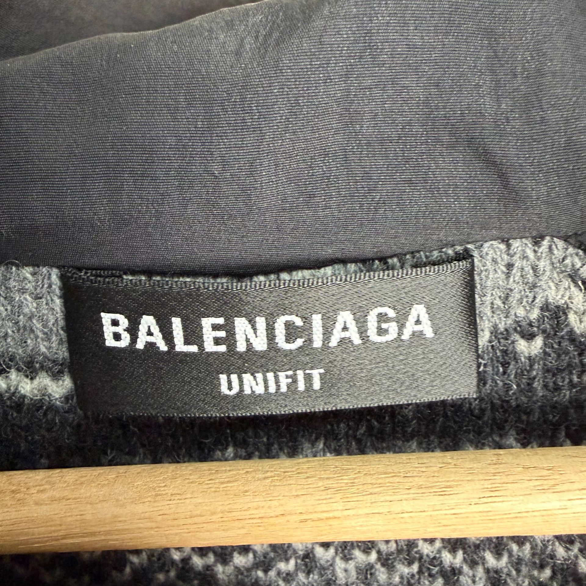 Balenciaga Balenciaga Intarsia Colorblock Zip Sweater Men's Black Size US M / EU 48-50 / 2 - 8 Thumbnail