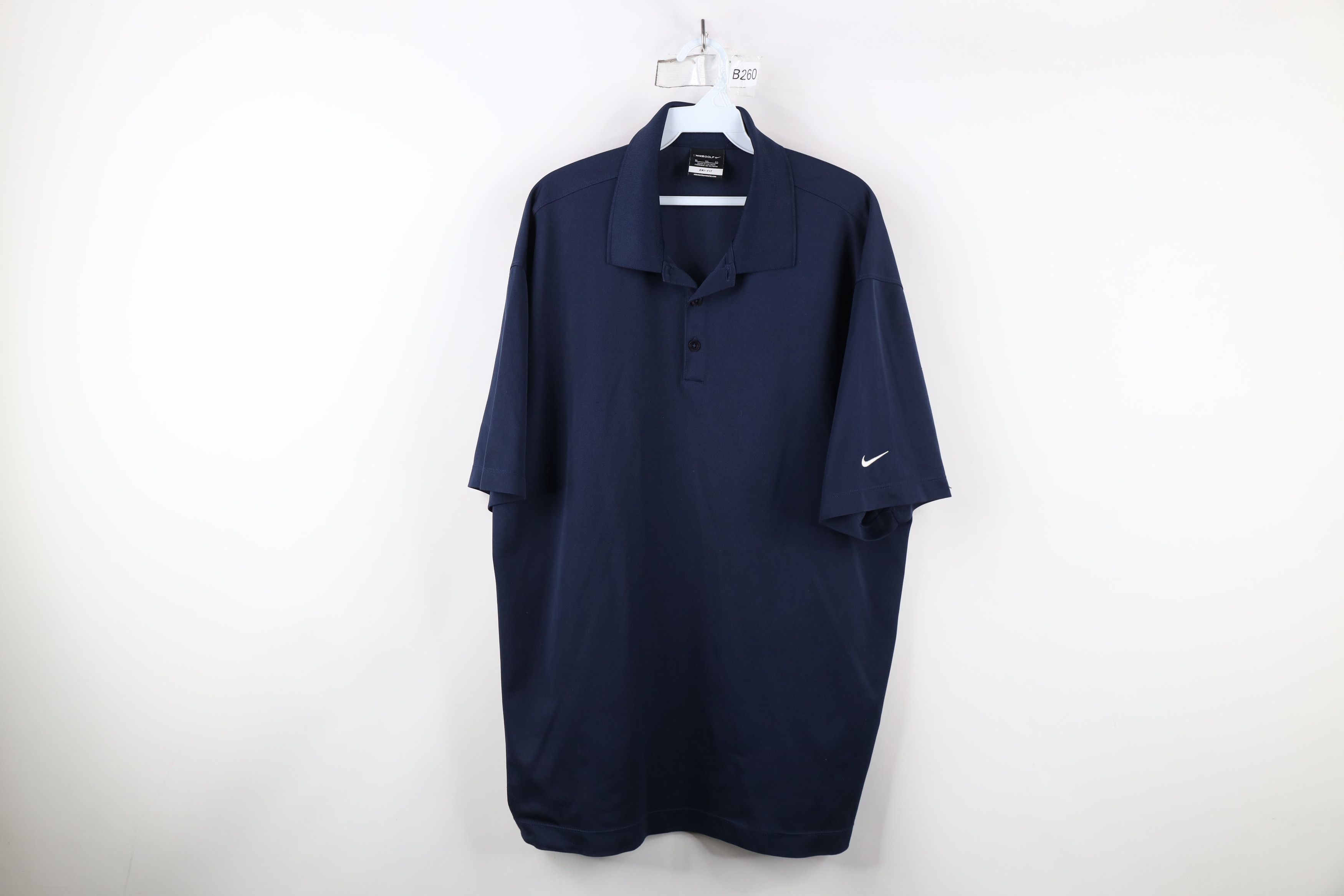 Nike × Vintage Vintage Y2K Nike Golf Mini Swoosh Knit Golfing Polo Shirt Size US XL / EU 56 / 4 - 1 Thumbnail
