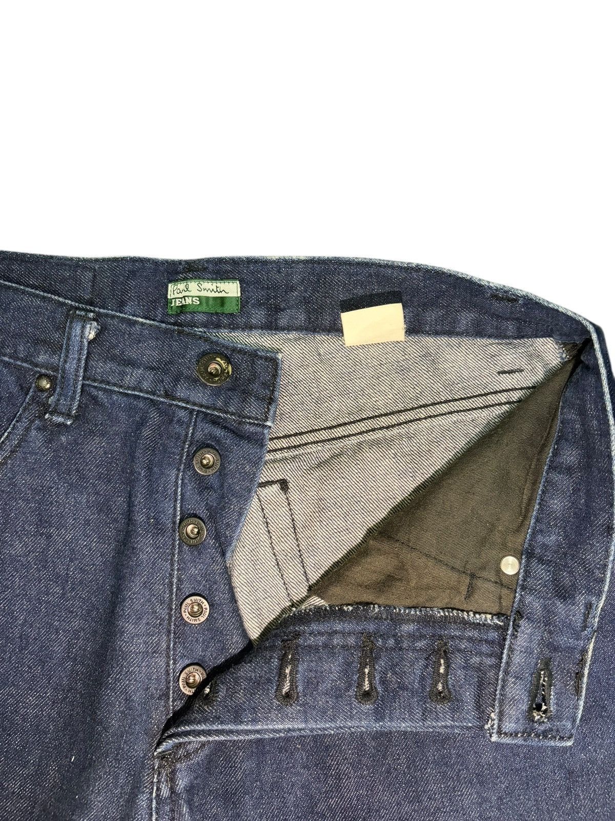 Paul Smith Vintage Paul Smith Blue Wash Selvedge Jean Shorts Size 28" / US 6 / IT 42 - 4 Thumbnail
