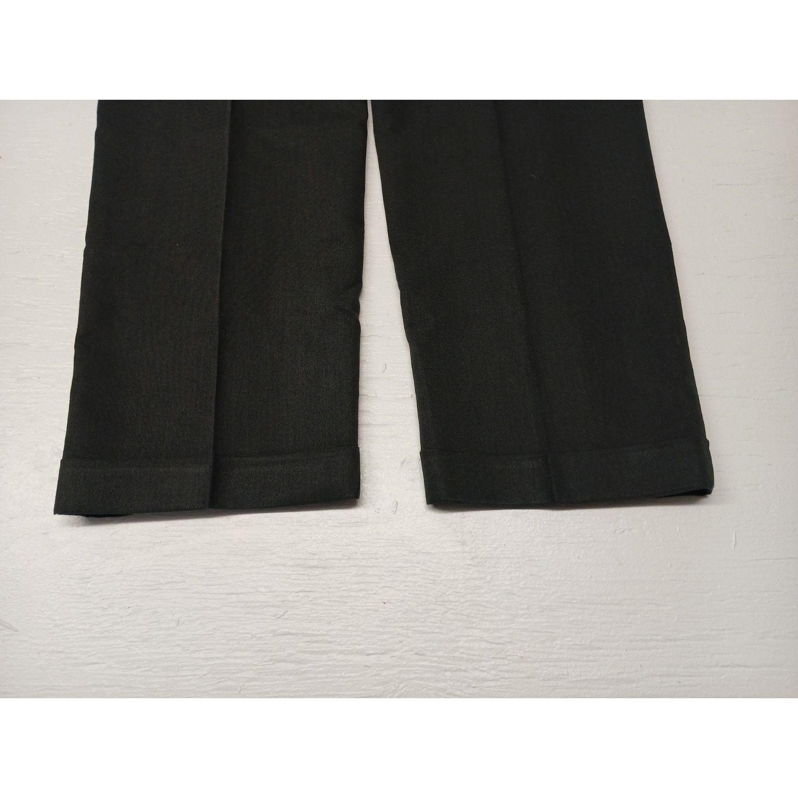 Haggar Haggar (32x32) Black Straight Fit Soft Dress Slacks Size US 32 / EU 48 - 8 Thumbnail