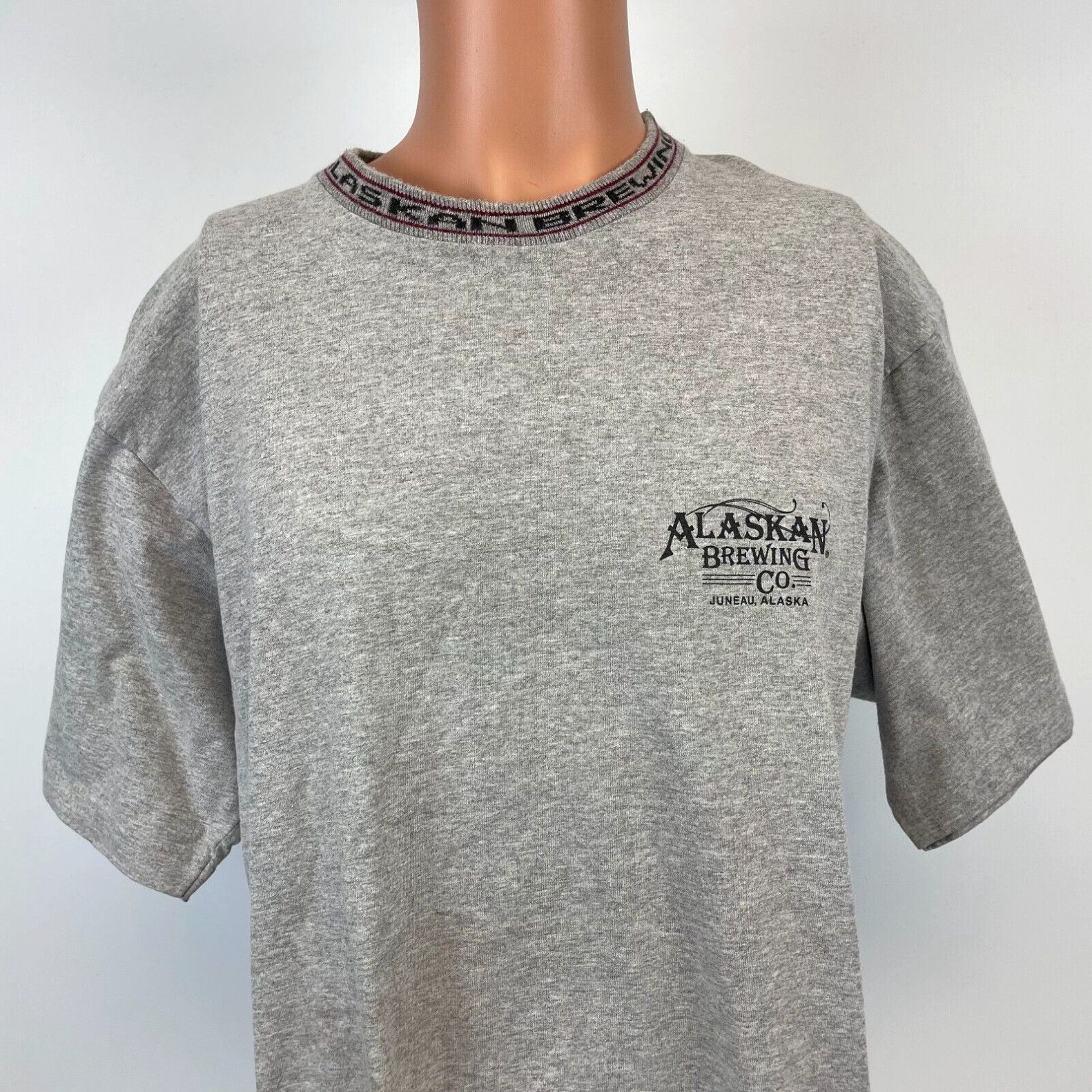 Vintage Alaskan Brewing Company Juneau Alaska Single Stitch T Shirt Vtg 90s Made USA XL Size US XL / EU 56 / 4 - 1 Preview