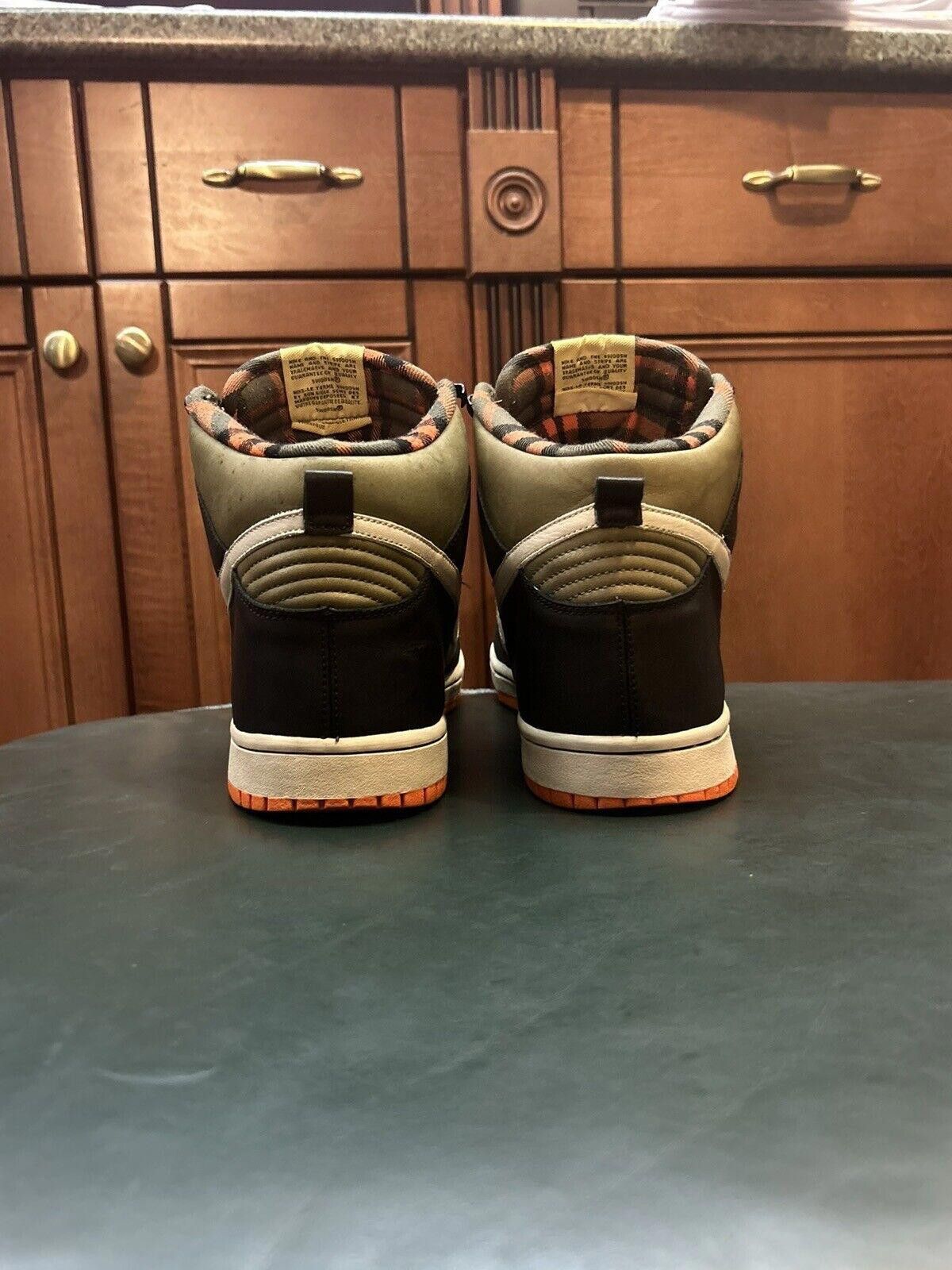 Nike Nike Men's Dunk High Prem HT GREEN ORANGE 314345-321 SZ 10 Size US 10 / EU 43 - 6 Thumbnail