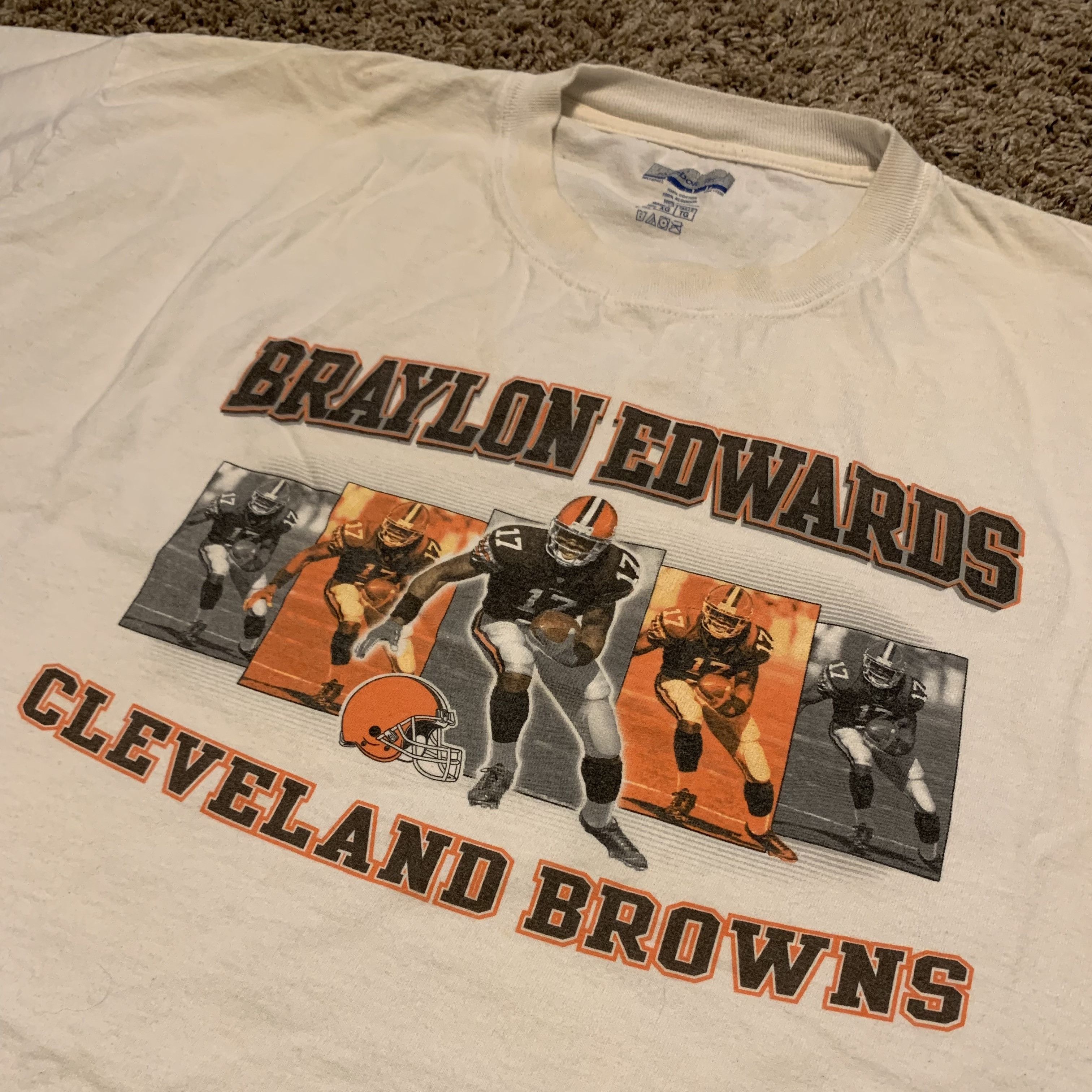 Reebok VINTAGE CLEVELAND BROWNS NFL T-SHIRT Size US XL / EU 56 / 4 - 2 Thumbnail