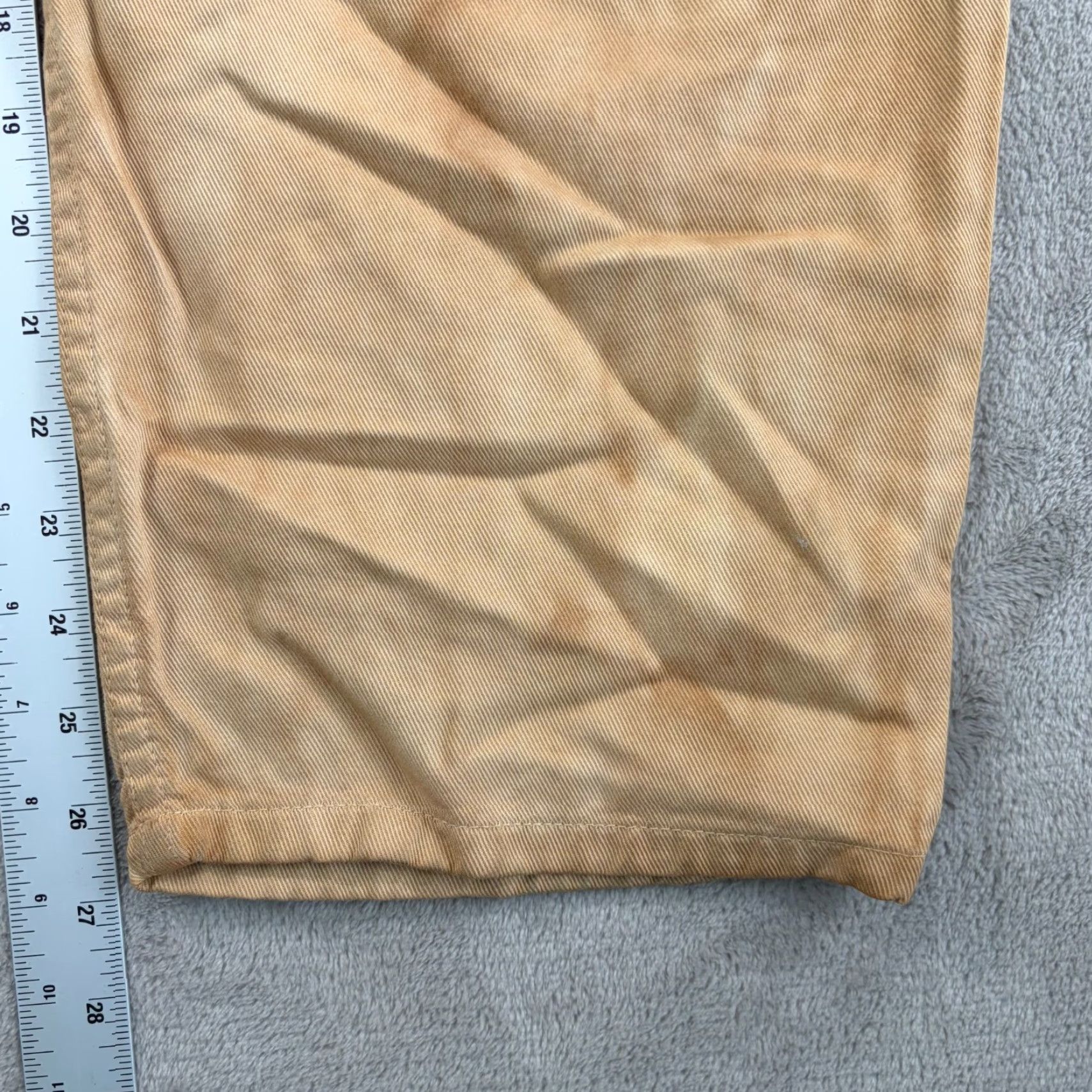 Nili Lotan Nili Lotan Pants Barrel Exposed Button High Rise Flat Front Cotton Twill Women's 2 Brown Vintage Tobacco Bohemian Casual 27 Inseam Size 26" / US 2 / IT 38 - 6 Thumbnail