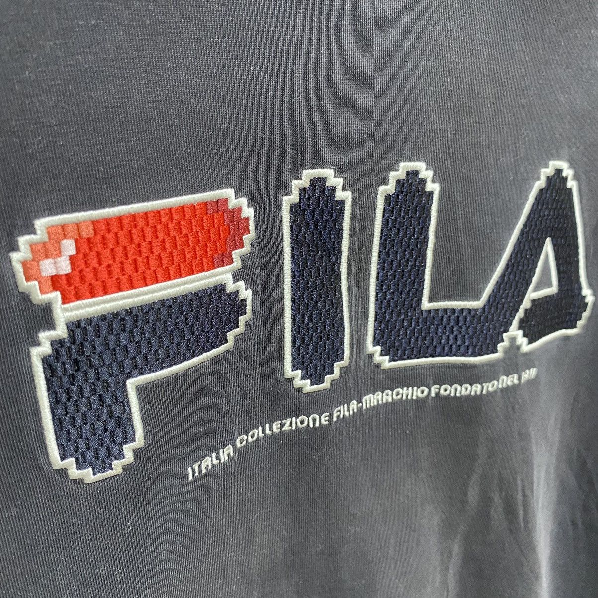 Fila Fila White Line Hoodie Embroidery Logo XL Size Black Size US XL / EU 56 / 4 - 7 Thumbnail
