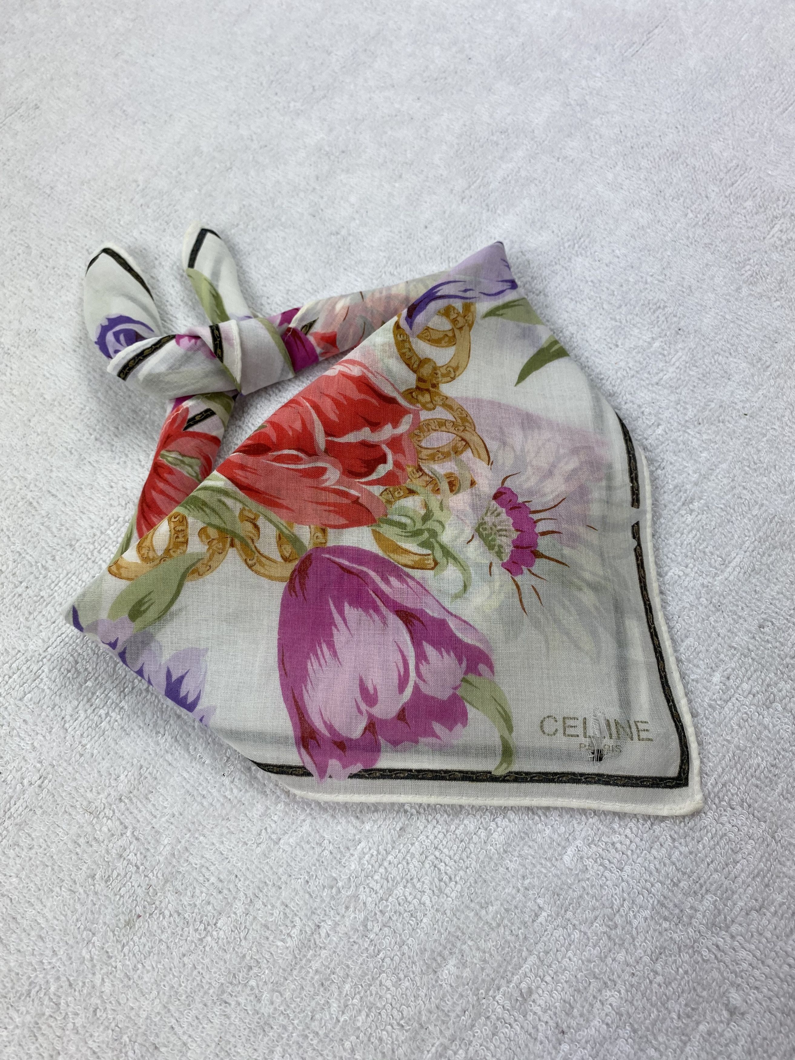 Celine Celine Handkerchief / Bandana / Neckerchief Size ONE SIZE - 1 Thumbnail