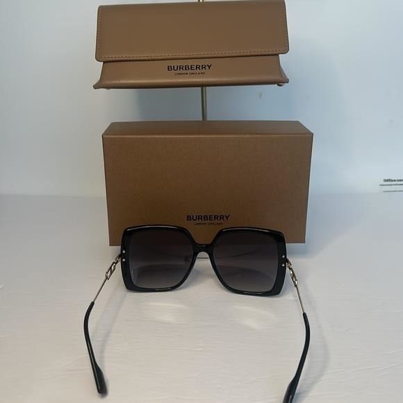 Burberry Burberry Luna BE4332F 30018G Sunglasses Women's Black/Grey G Size ONE SIZE - 7 Thumbnail