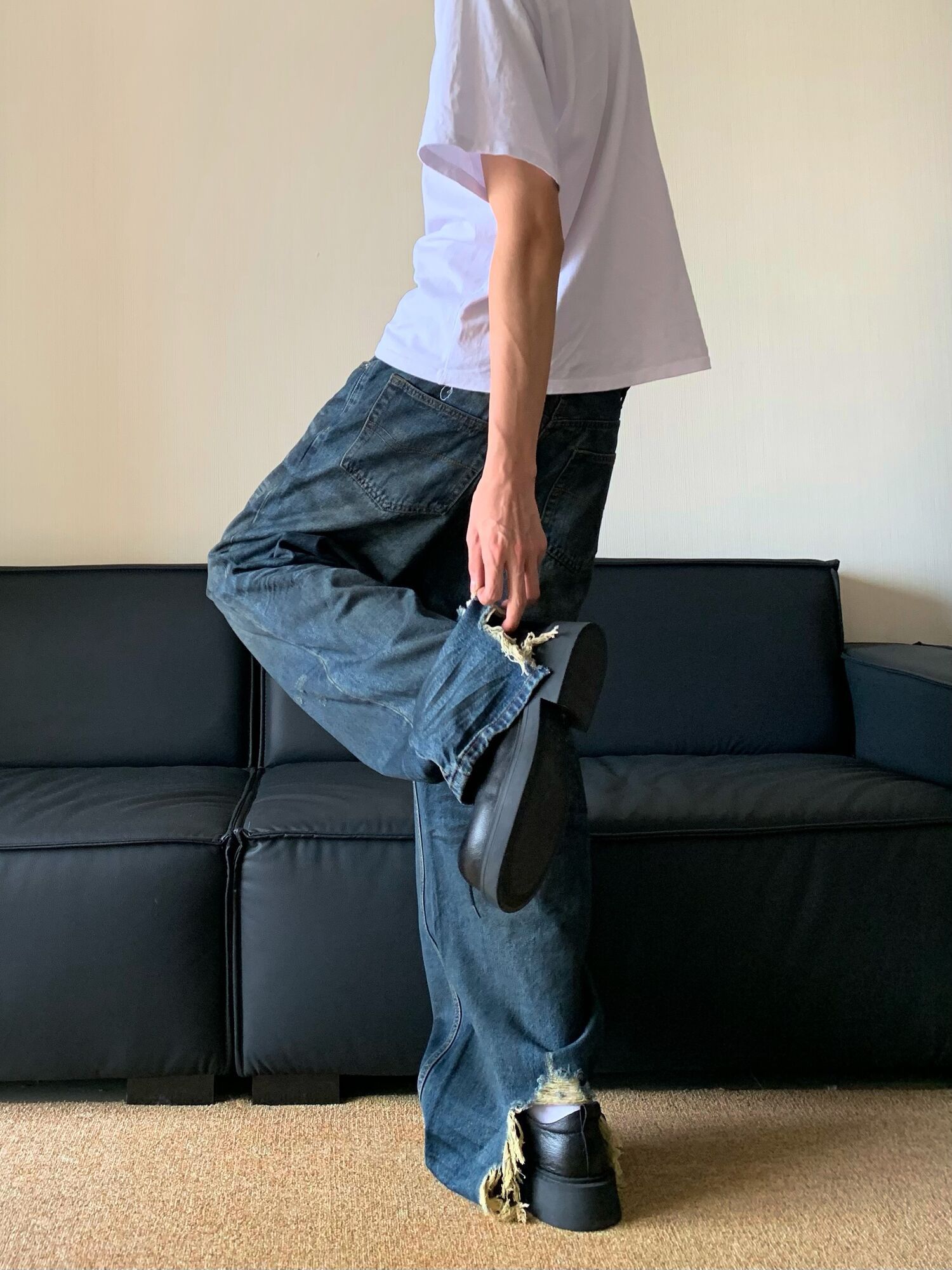 Jean × Vintage High Street Vibe Wash Jeans Size US 29 - 3 Thumbnail