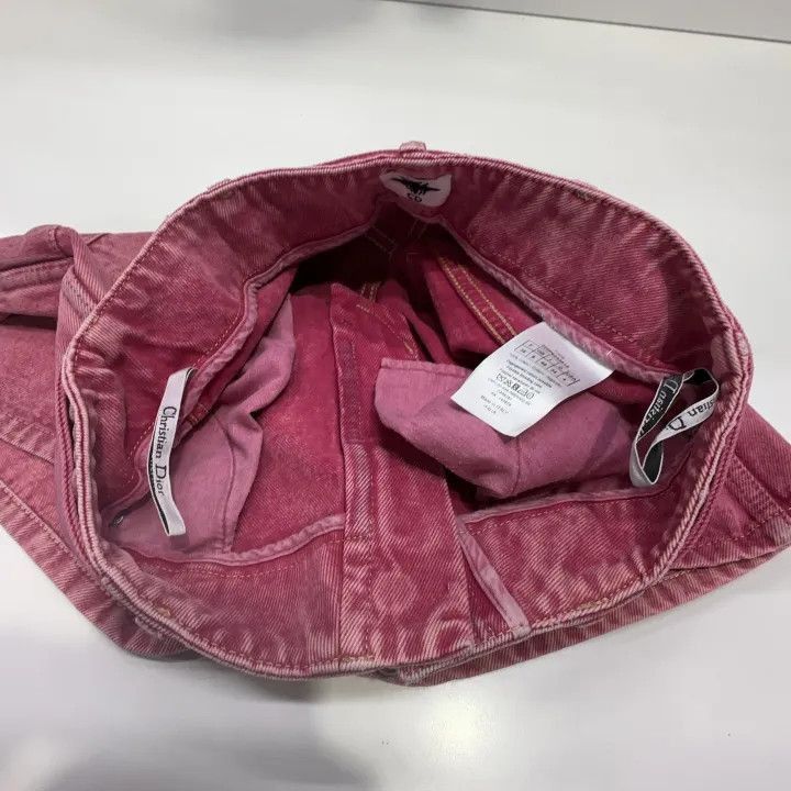Other Dior SS22 Pink Denim Shorts for Women 0079-2507 Size 23" - 7 Thumbnail