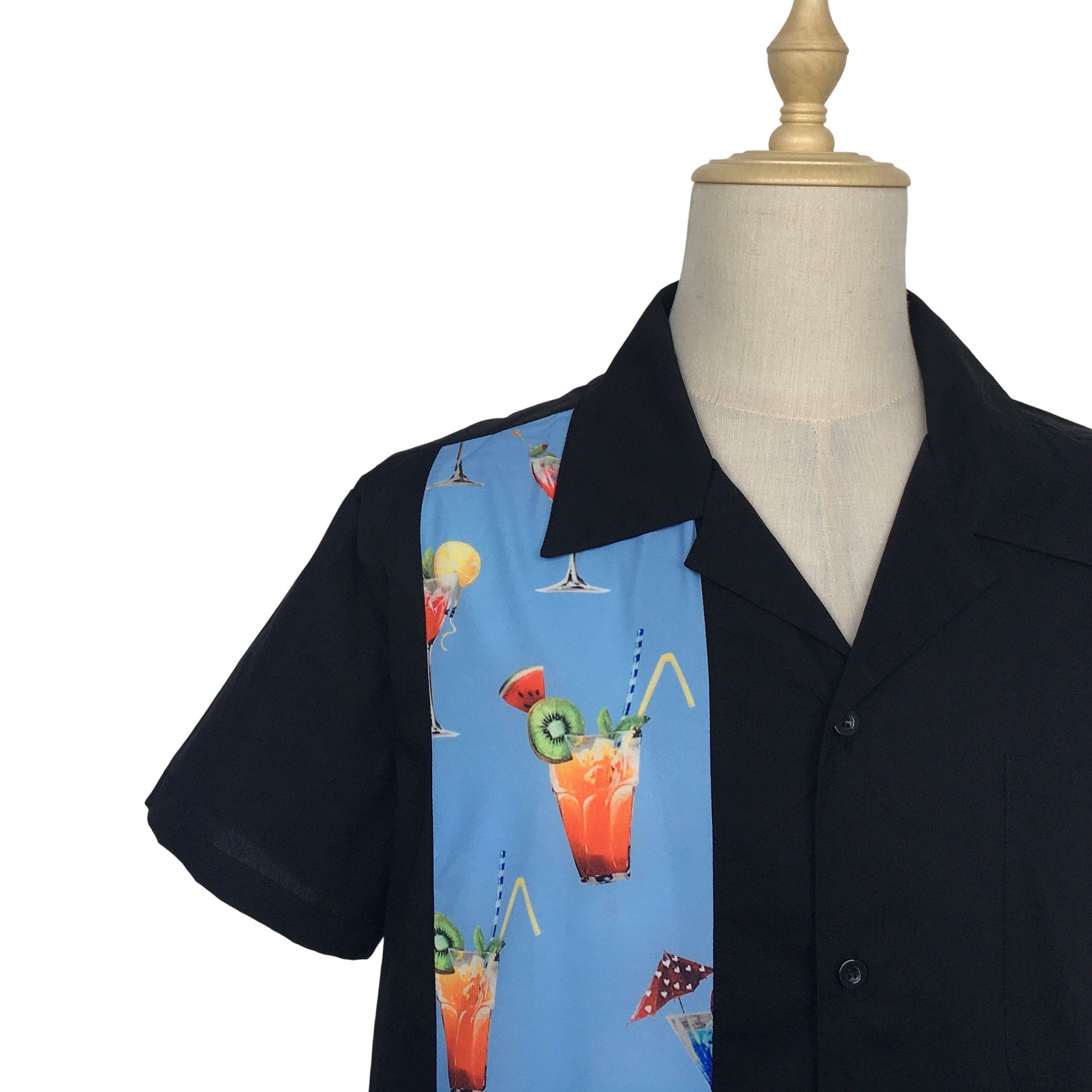 Other Men's Rockabilly Western shirt Cocktail Pattern Clothing Size US XL / EU 56 / 4 - 5 Thumbnail