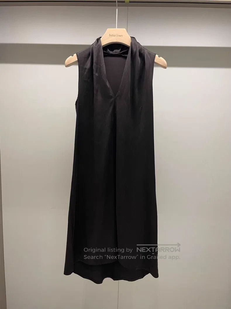 Brunello Cucinelli Brunello Cucinelli Dark Brown Wool Silk Two Piece Dress Size XS / US 0-2 / IT 36-38 - 3 Thumbnail