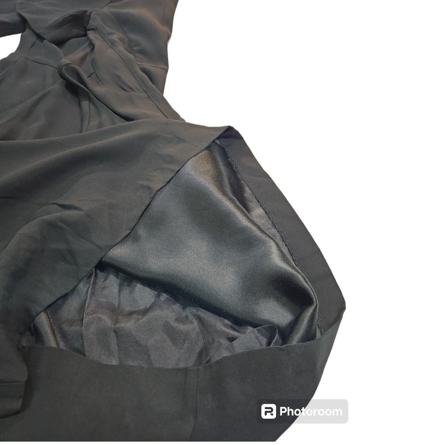 Shipley & Halmos Shipley & Halmos | Black, 100% Silk, Cowl Neck Dress | 6 Size M / US 6-8 / IT 42-44 - 7 Thumbnail