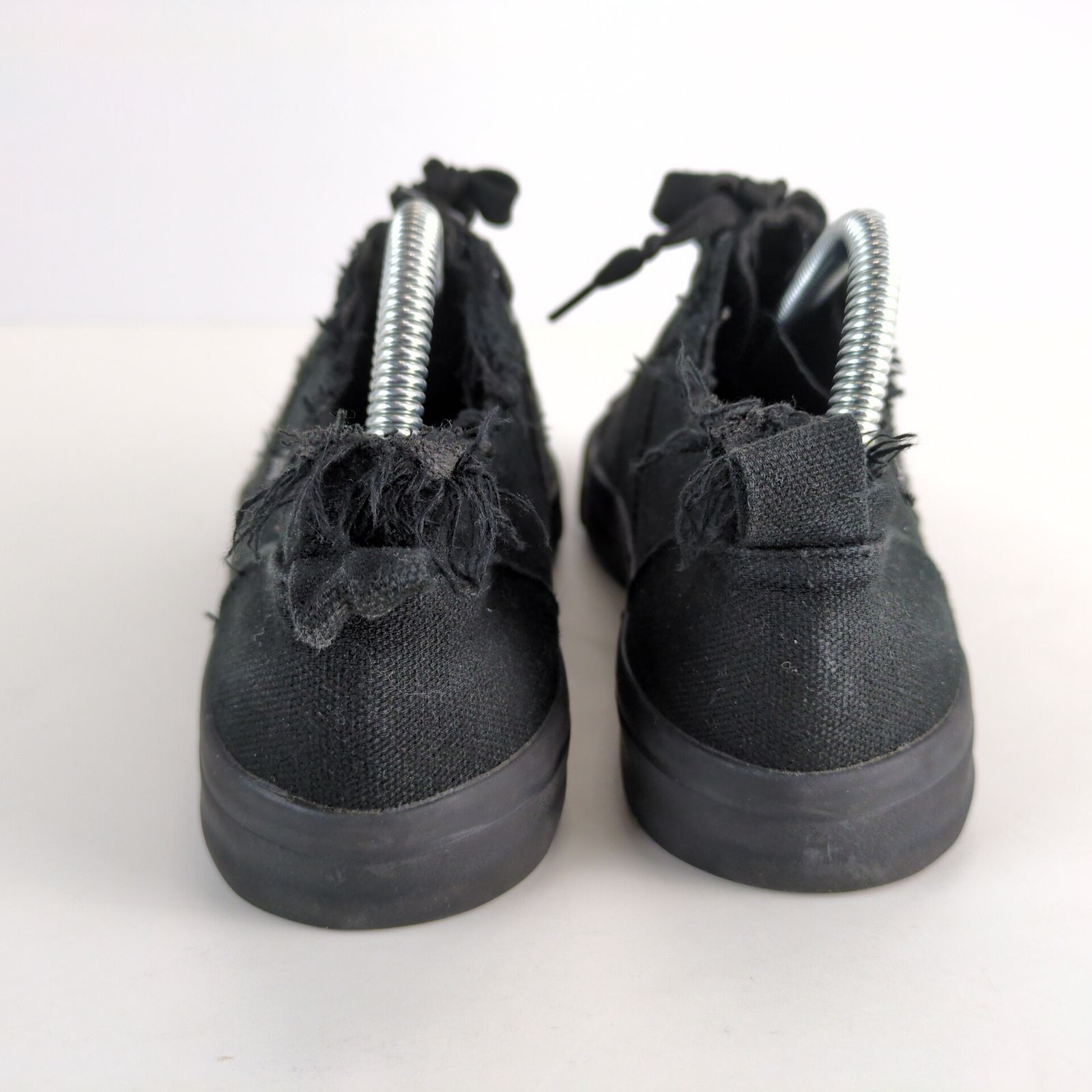 Other Obtaom Low Top Black Canvas Monochrome Sneakers Women's 10 Size US 10 / IT 40 - 4 Thumbnail