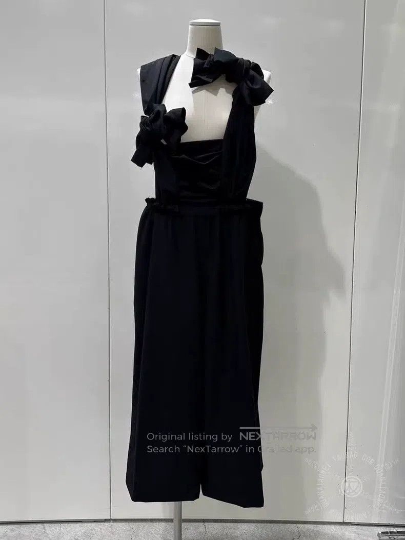 Comme des Garcons Comme Des Garcons Wool Black Bow Tie Overall Suspender Pan Size M / US 6-8 / IT 42-44 - 3 Thumbnail