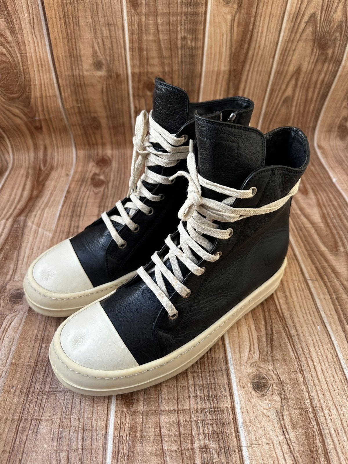 Rick Owens W18 Rick Owens Mainline Black Ramones Size US 8.5 / IT 38.5 - 4 Thumbnail